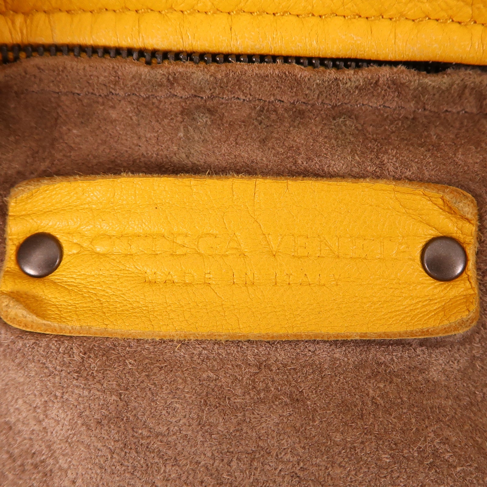 BOTTEGA VENETA BV Tote Bag Lambskin Leather Yellow