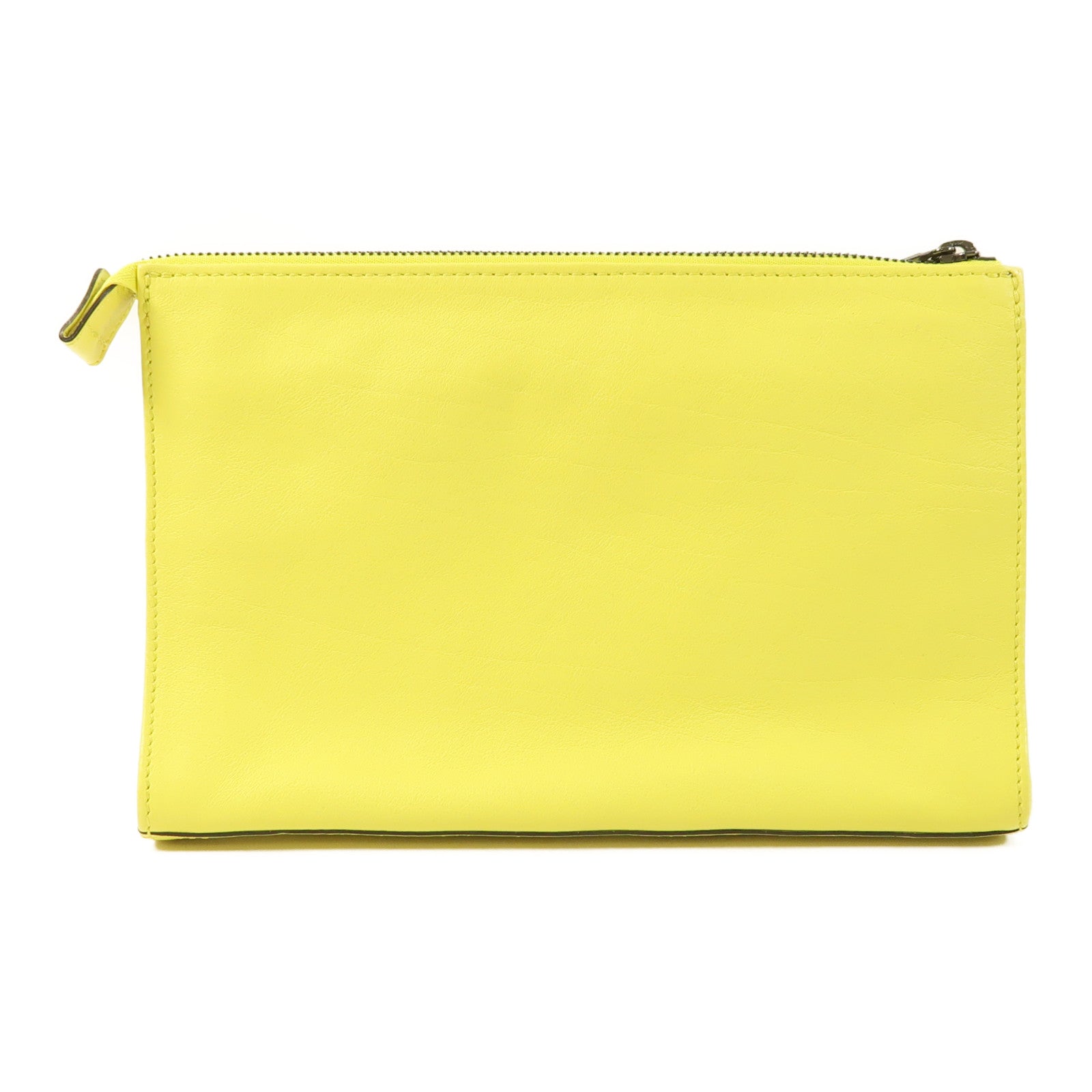Longchamp 牛皮皮革Pouch手拿包
