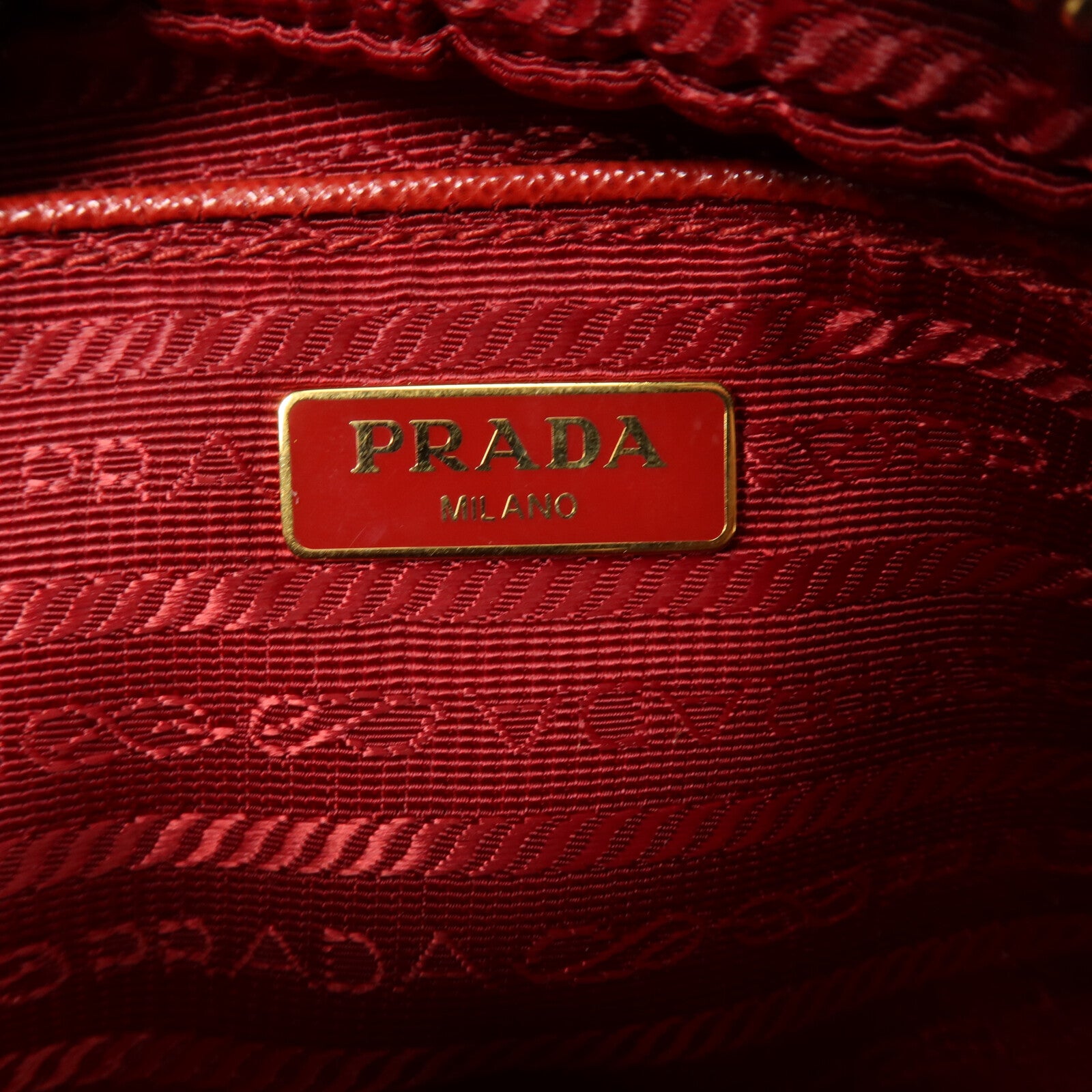 PRADA 牛皮皮革Camera Bag肩背袋
