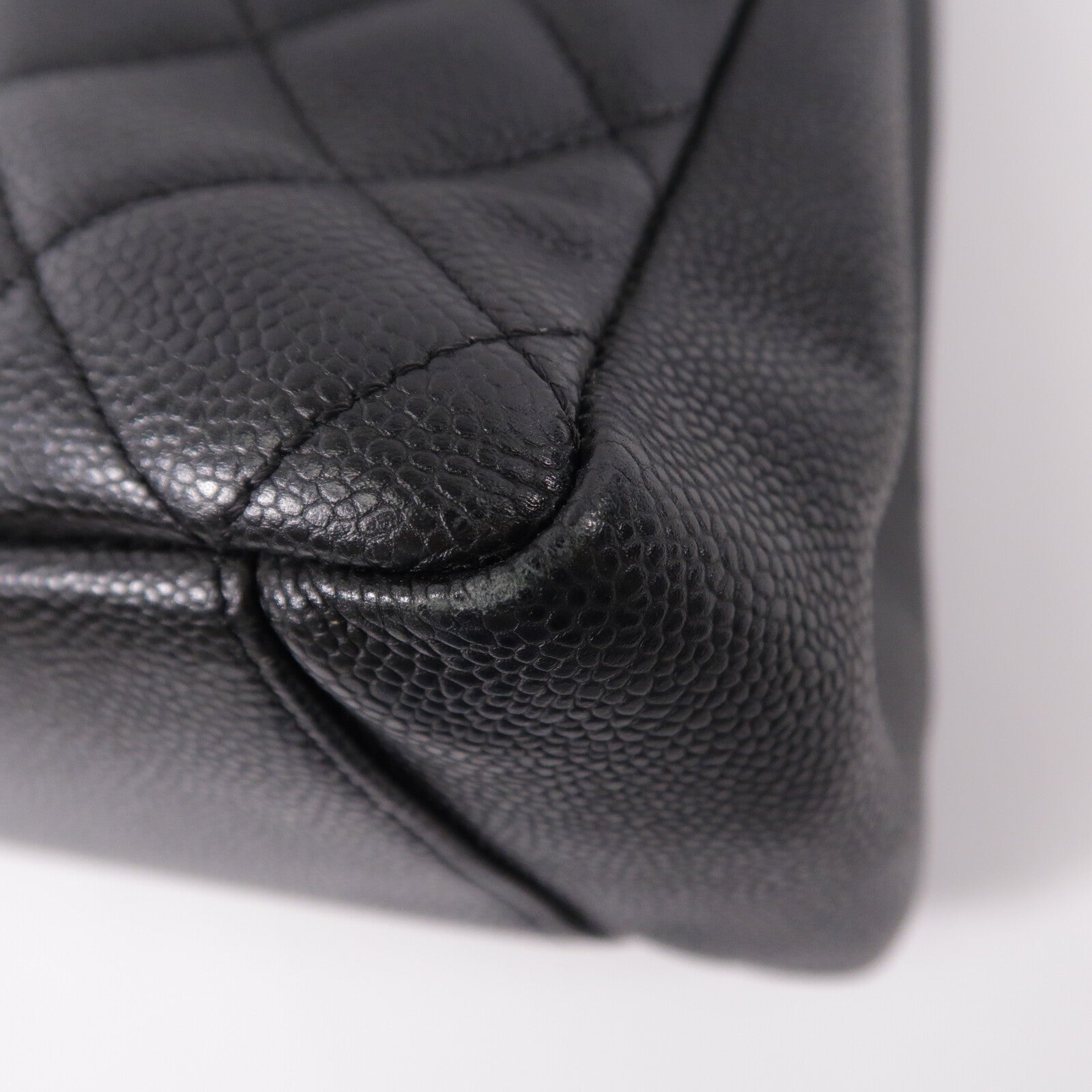 CHANEL 牛皮皮革GST Grand Shopping Tote Bag鏈帶肩背袋