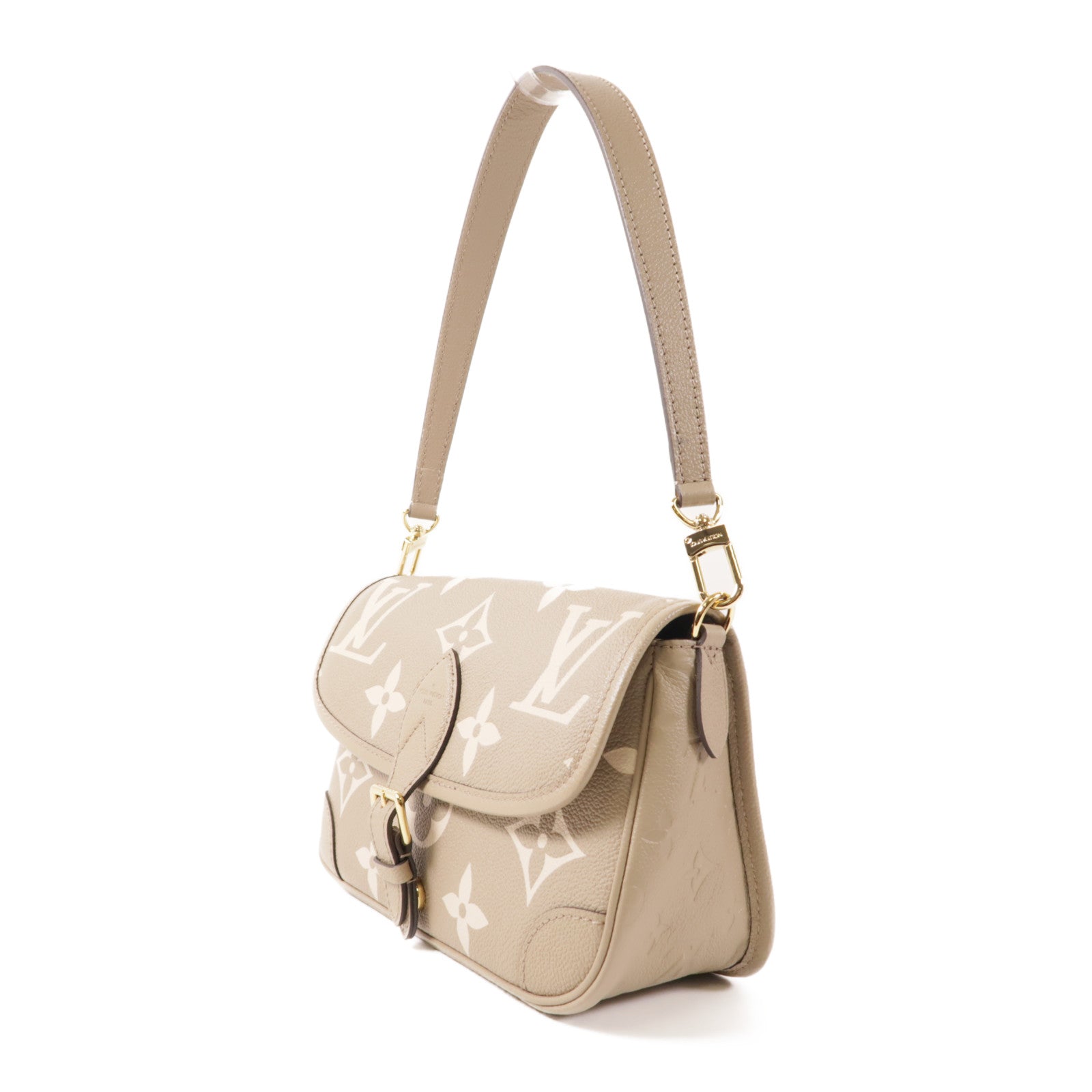 LOUIS VUITTON Monogram Empreinte Diane PM金扣手挽肩背兩用袋