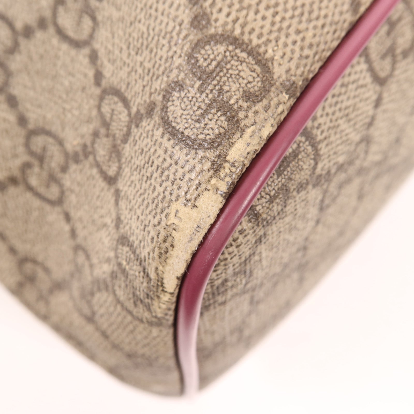 GUCCI 塗層帆布Tote Bag金扣手挽肩背兩用袋