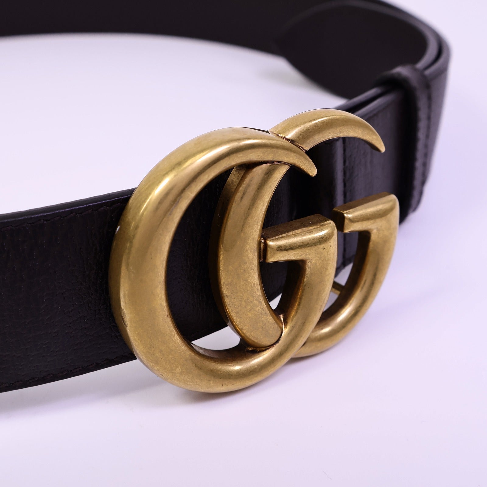 GUCCI 牛皮皮革GG Marmont Belt 90cm