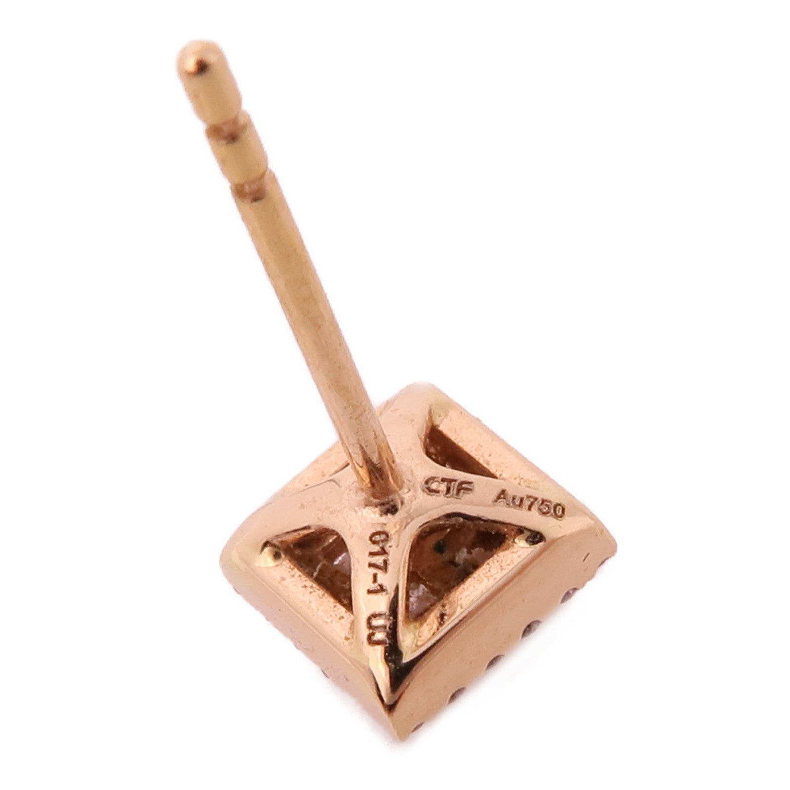 JEWELRY 18K玫瑰金Diamond Earrings鑽石耳環