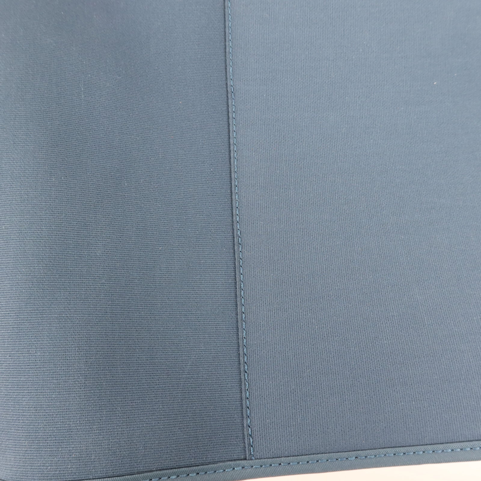 HERMES 帆布Cabag 32銀扣手挽肩背兩用袋Bleu Tempete