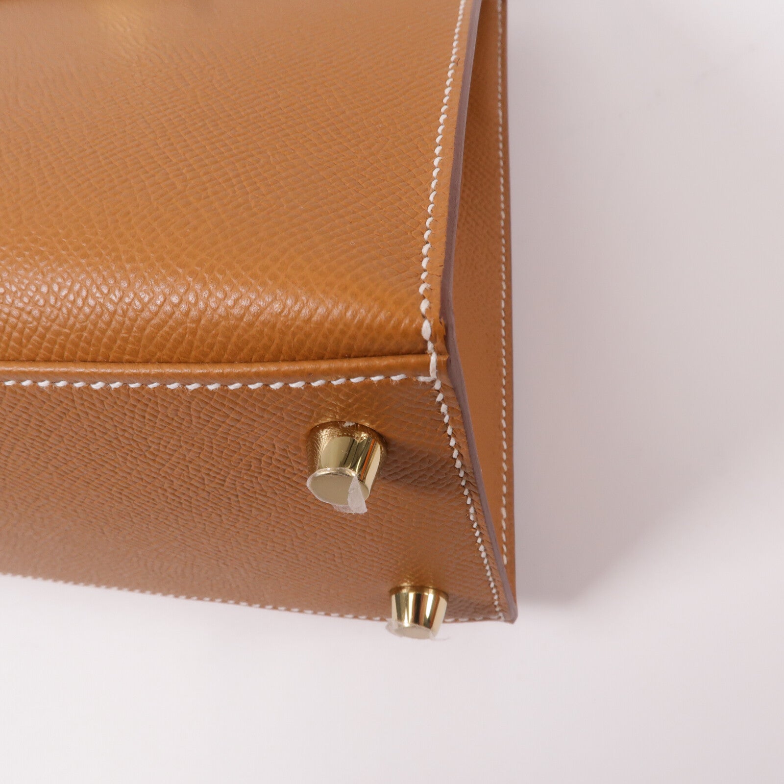 HERMES Epsom皮革Kelly 25手挽肩背兩用袋Gold