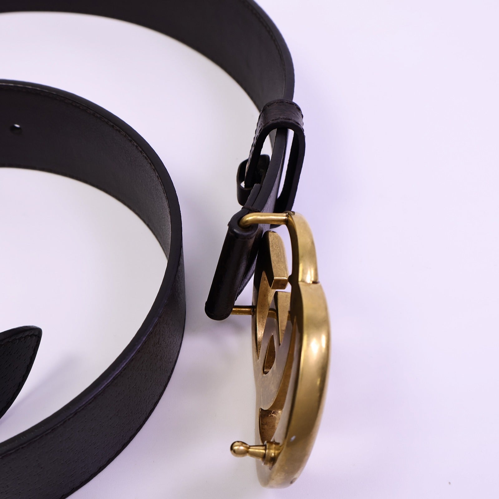 GUCCI 牛皮皮革GG Marmont Belt 90cm