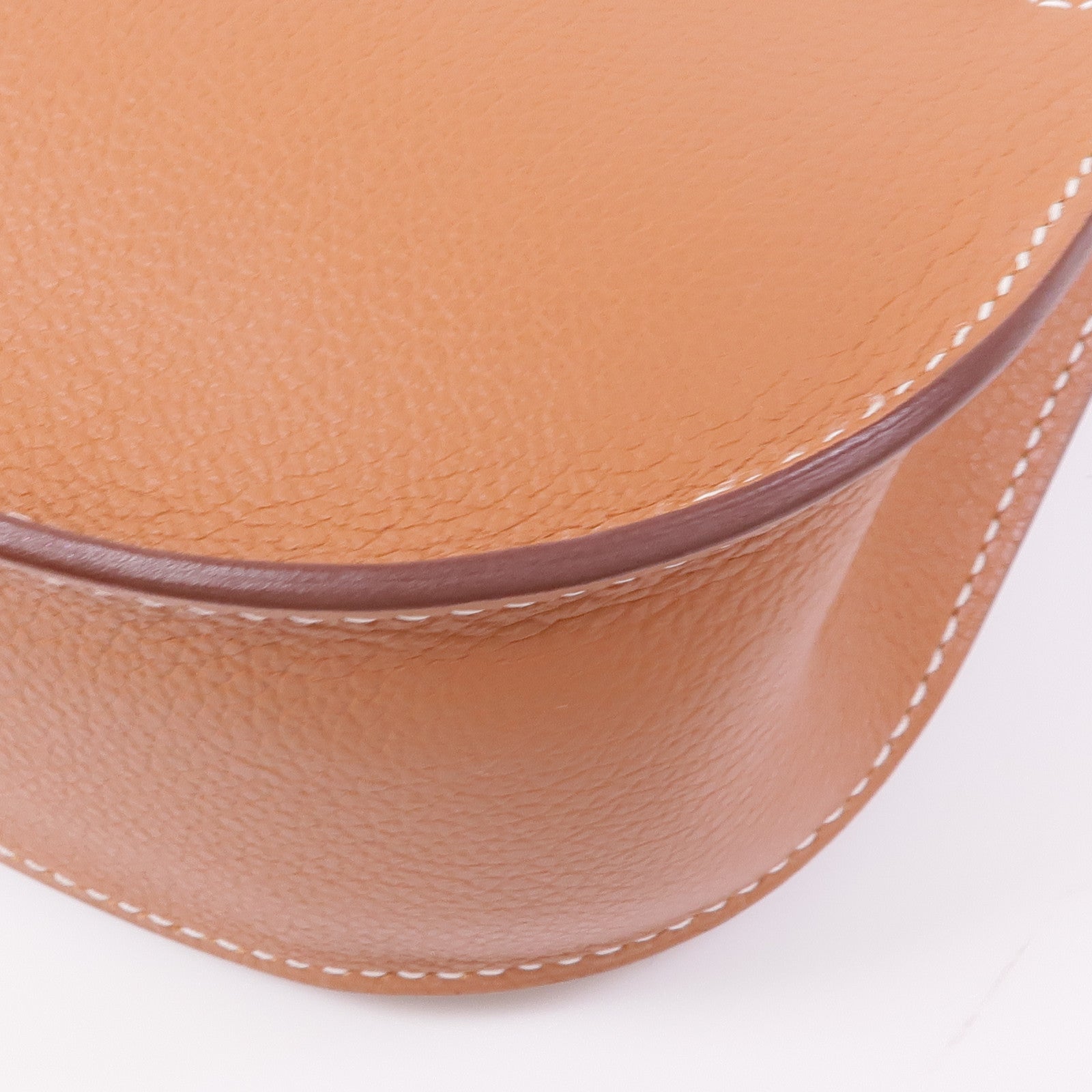 HERMES Evercolor皮革Jypsiere Mini金扣肩背袋37 Gold