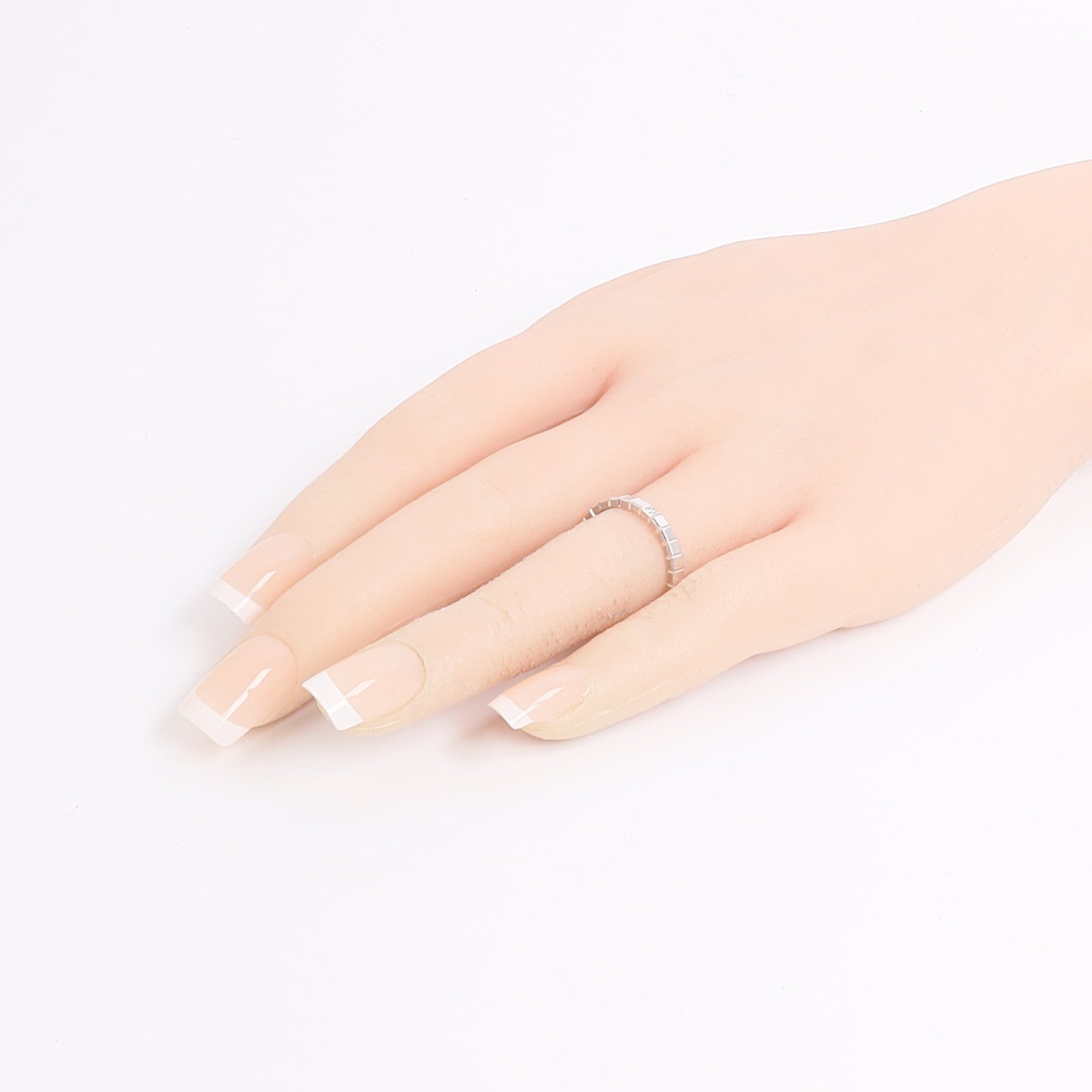 Chopard 18K白金Ice Cube Ring戒指