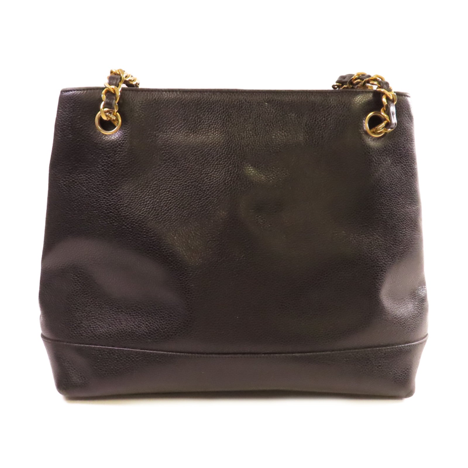 CHANEL 【激減優惠】Caviar皮革Vintage Shoulder Bag金扣肩背袋黑色