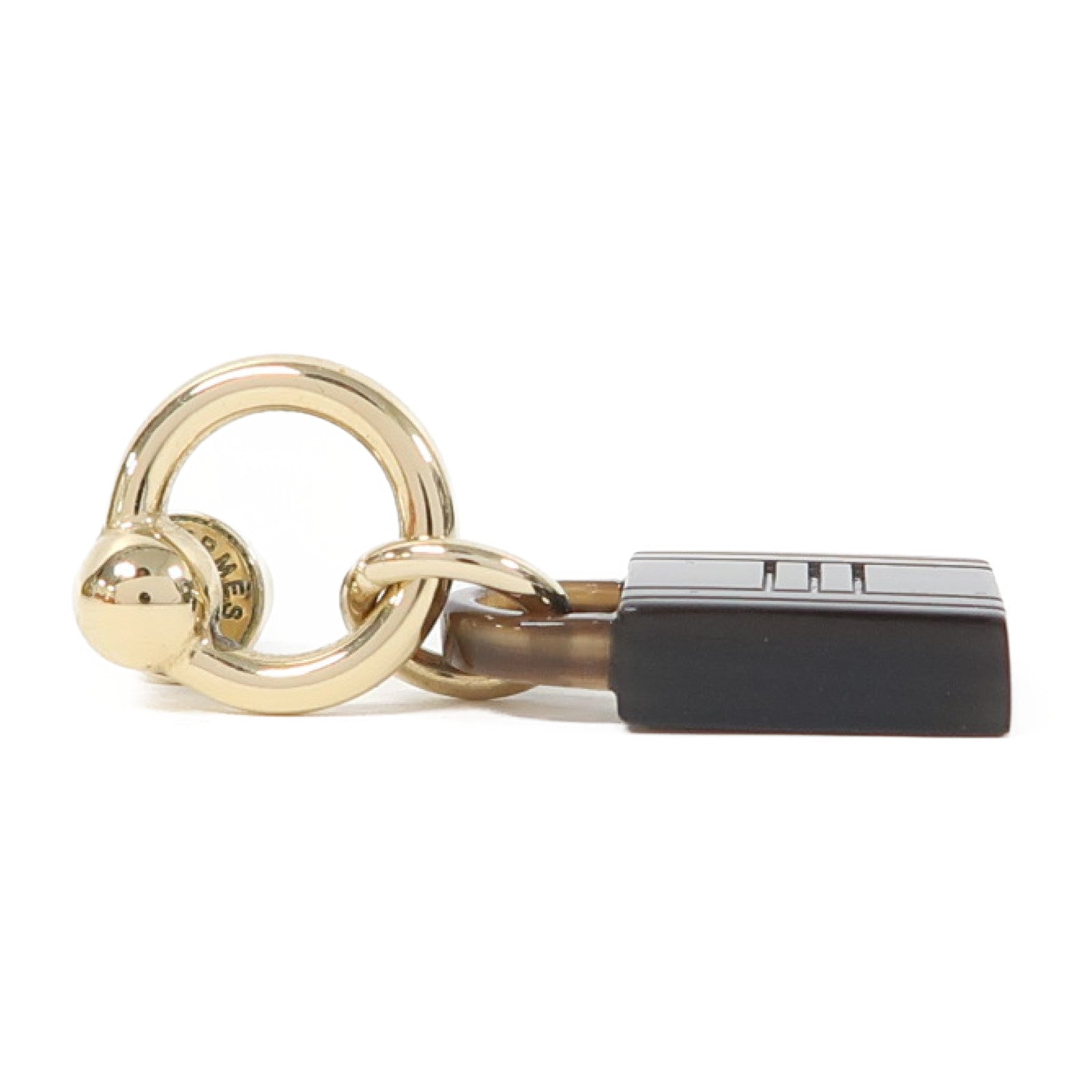 HERMES 水牛角Earrings耳環啡色