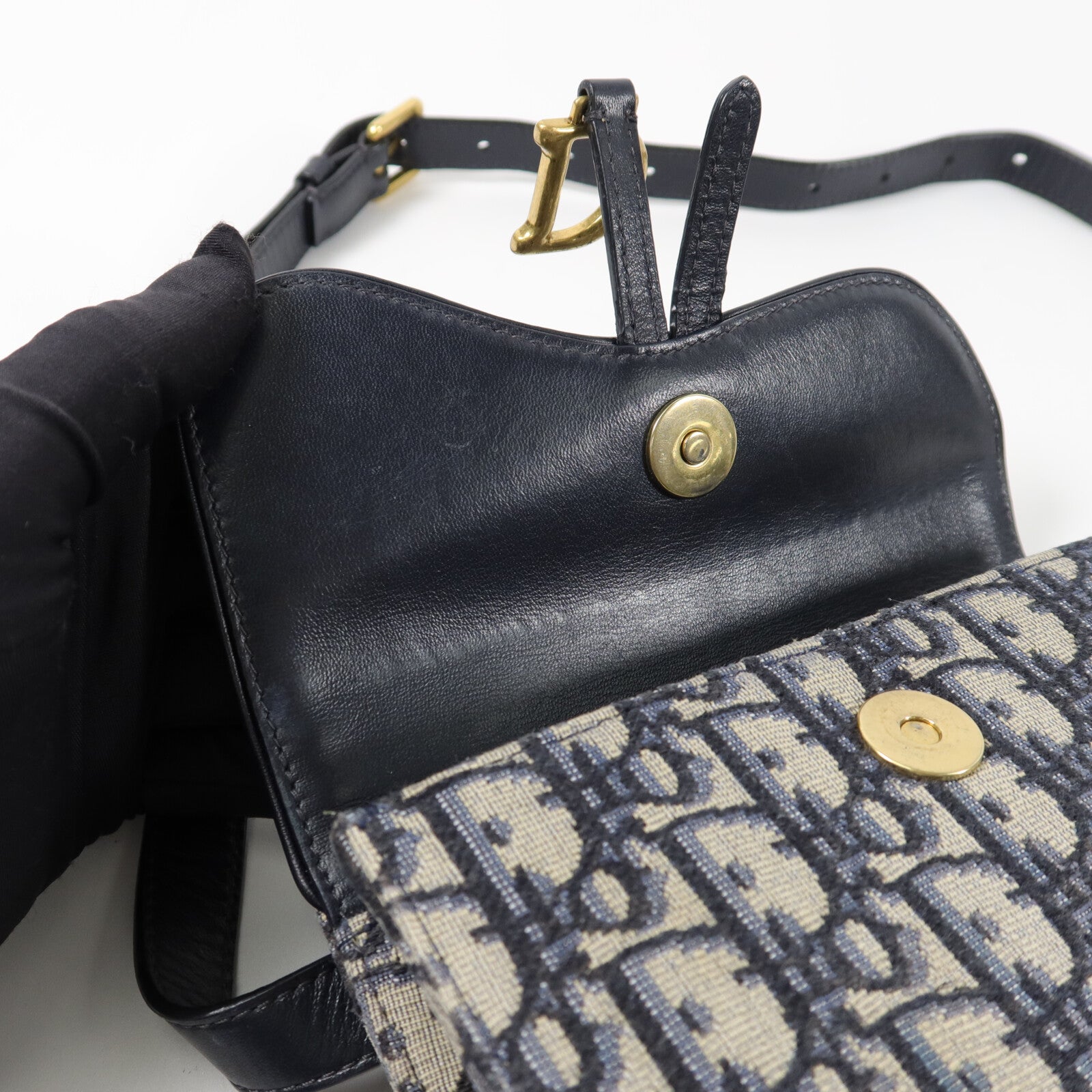 Dior 帆布Saddle Belt Bag腰包