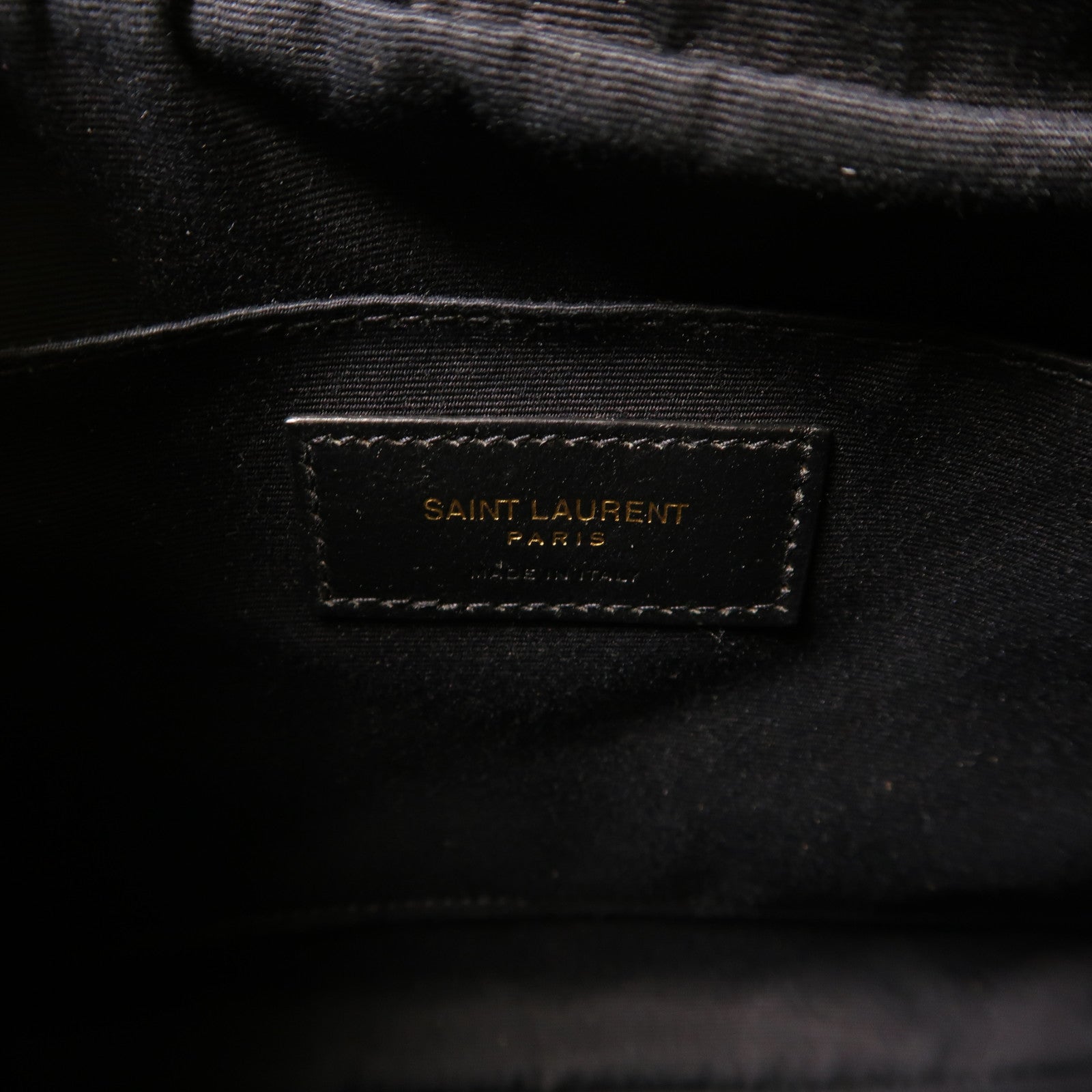 SAINT LAURENT 牛皮皮革Shoulder Bag金扣肩背袋深綠色