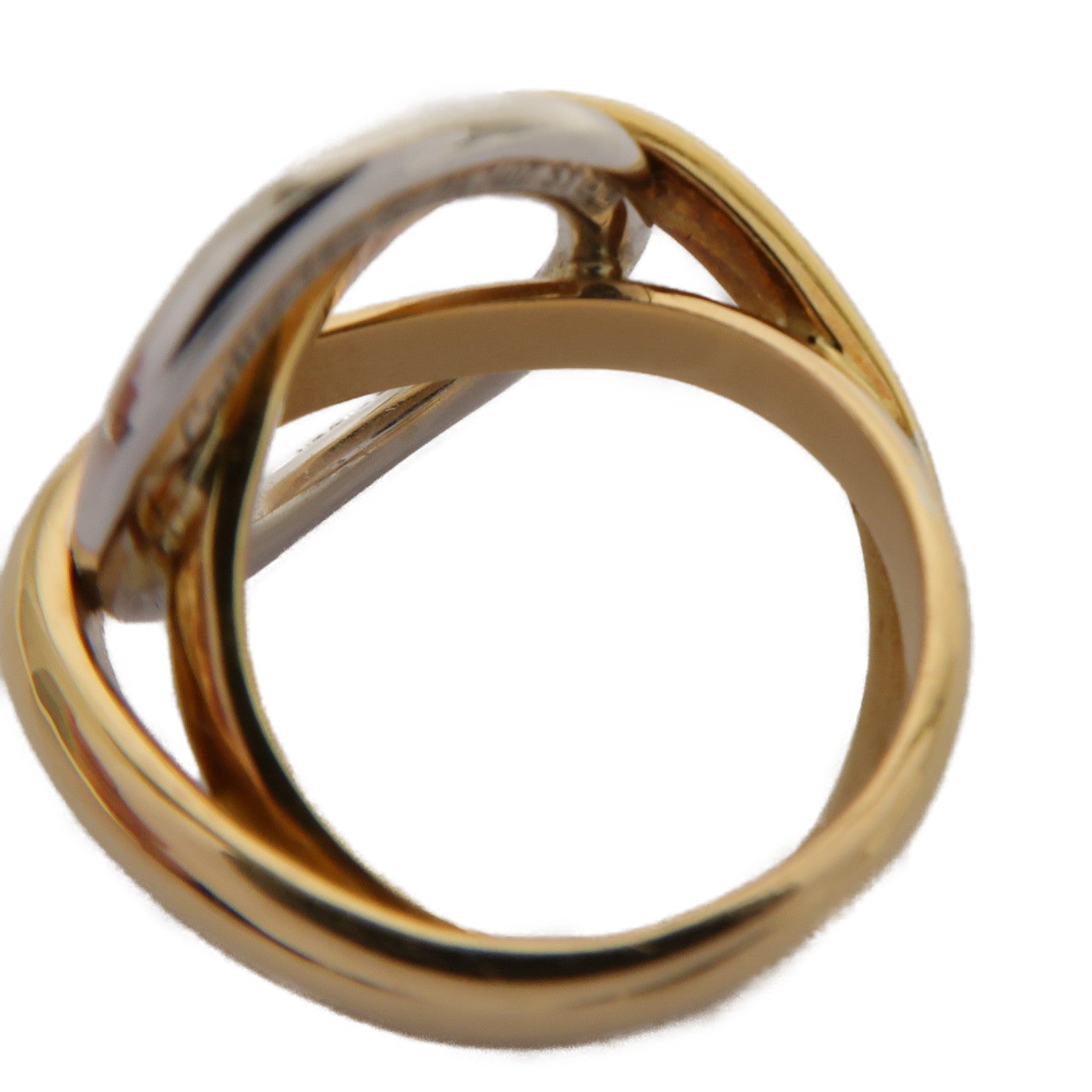 CARTIER **【激減優惠】18K黄金/玫瑰金/白金Ring戒指Cartier#51 US#5.5