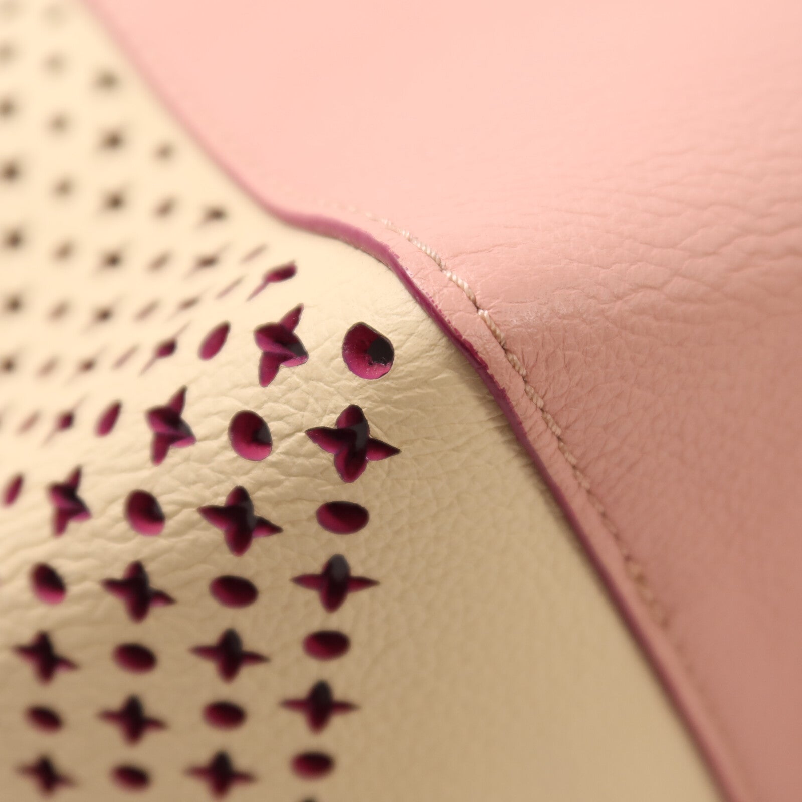 LOUIS VUITTON 牛皮皮革Rockme Cabas銀扣手挽袋
