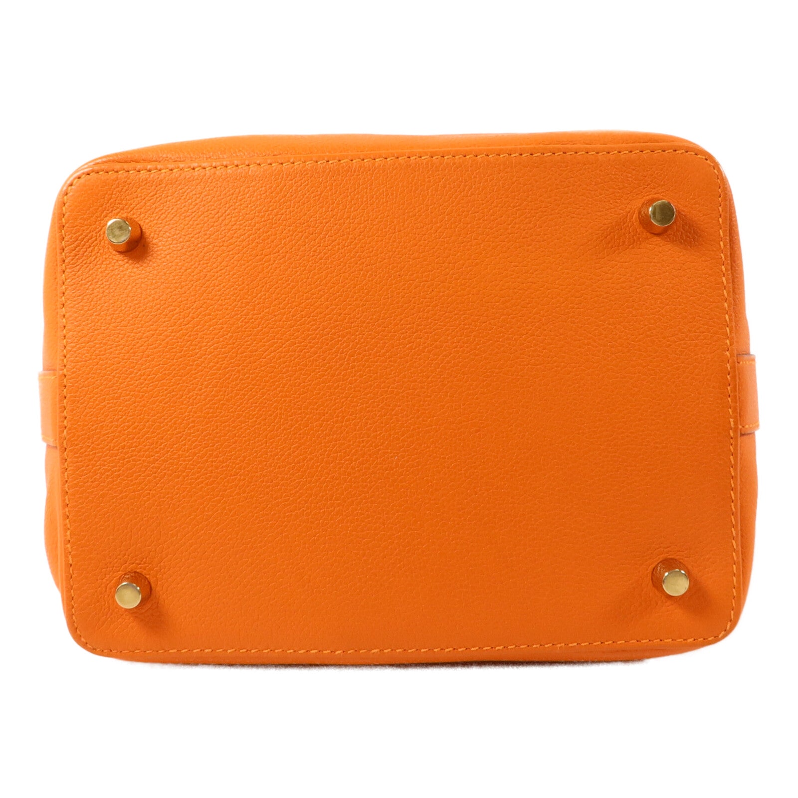 HERMES Evercolor皮革Tool Box 20手挽肩背兩用袋Orange