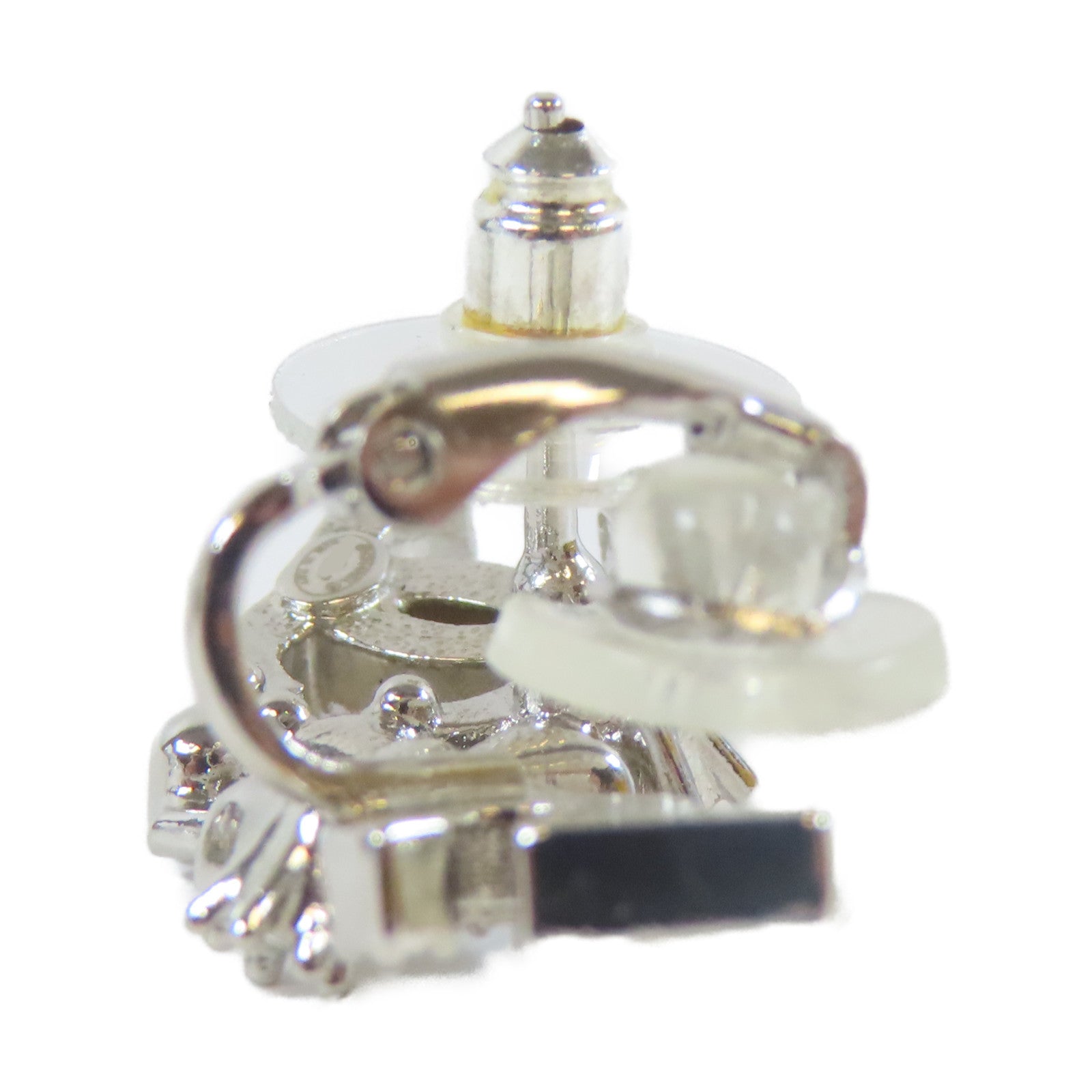 CHANEL 金屬Earrings耳環銀色