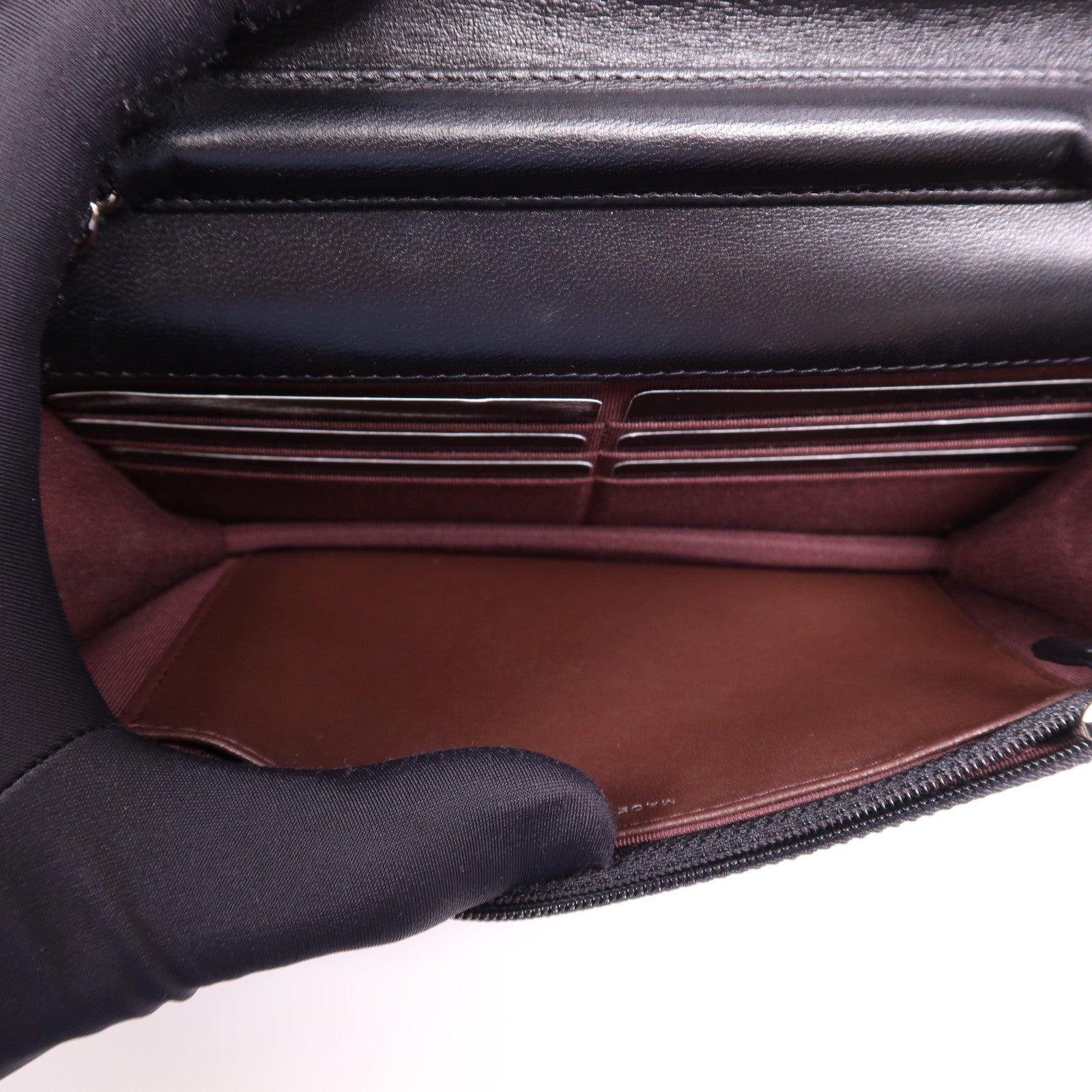 CHANEL 羊皮皮革WOC Wallet On Chain銀扣鏈帶肩背袋