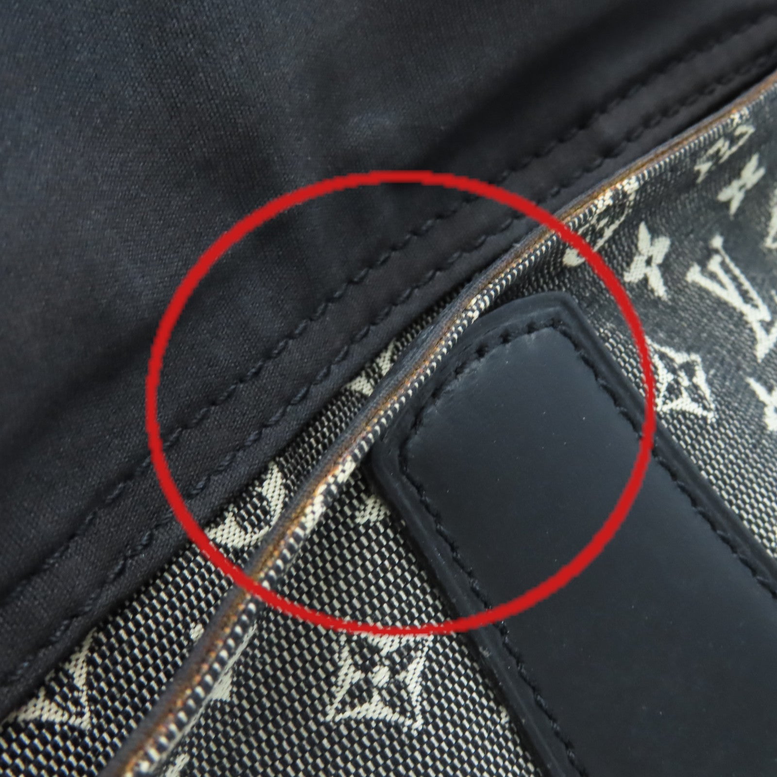 LOUIS VUITTON Mini Lin Monogram Mini Hippo Mario Kate Hand Bag手挽袋黑色