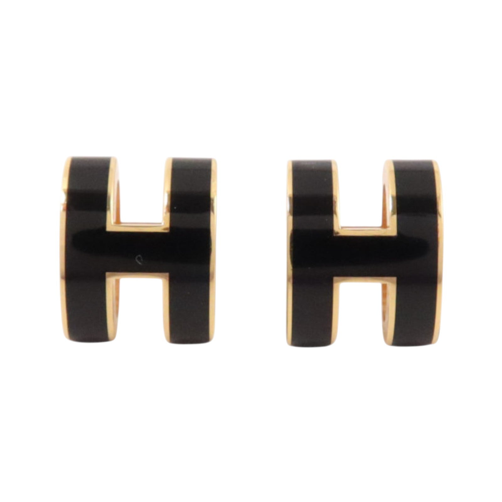 HERMES 金屬/琺瑯Pop H耳環