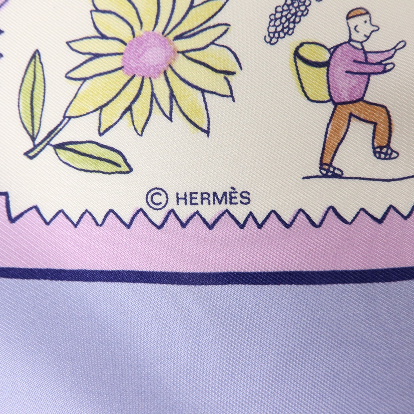 HERMES 絲質Scarf 90X90絲巾
