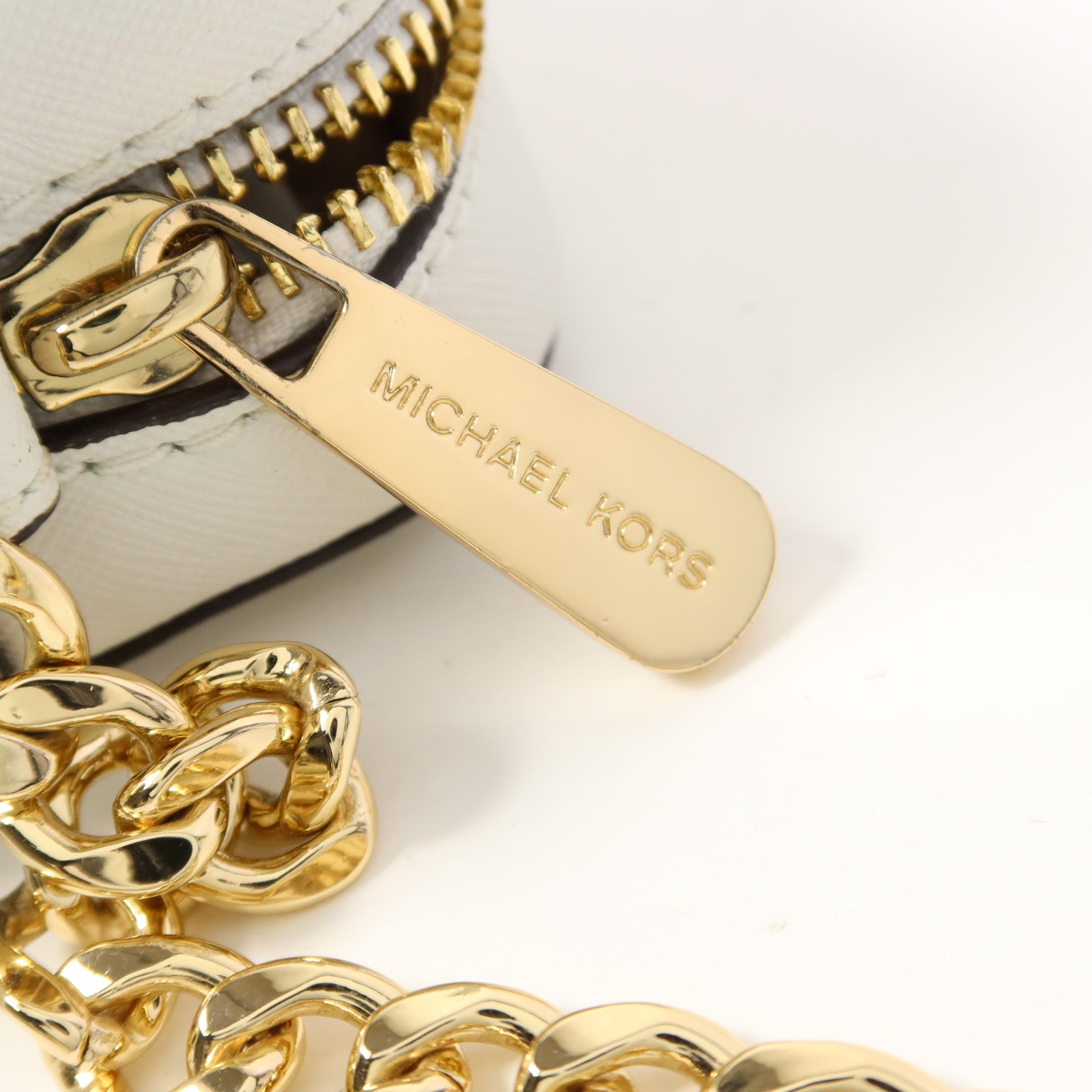 Michael Kors 牛皮皮革Chain Shoulder Bag金扣肩背袋