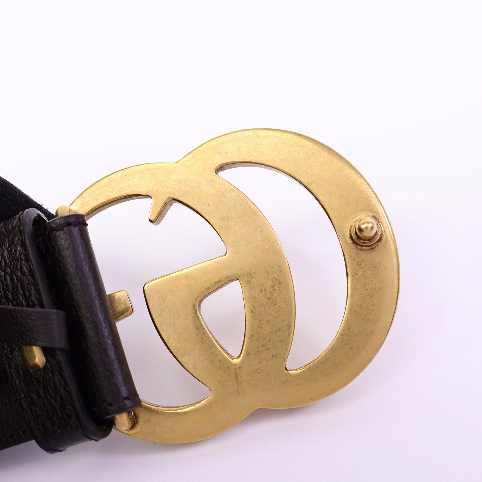 GUCCI 牛皮皮革GG Marmont Belt 90cm