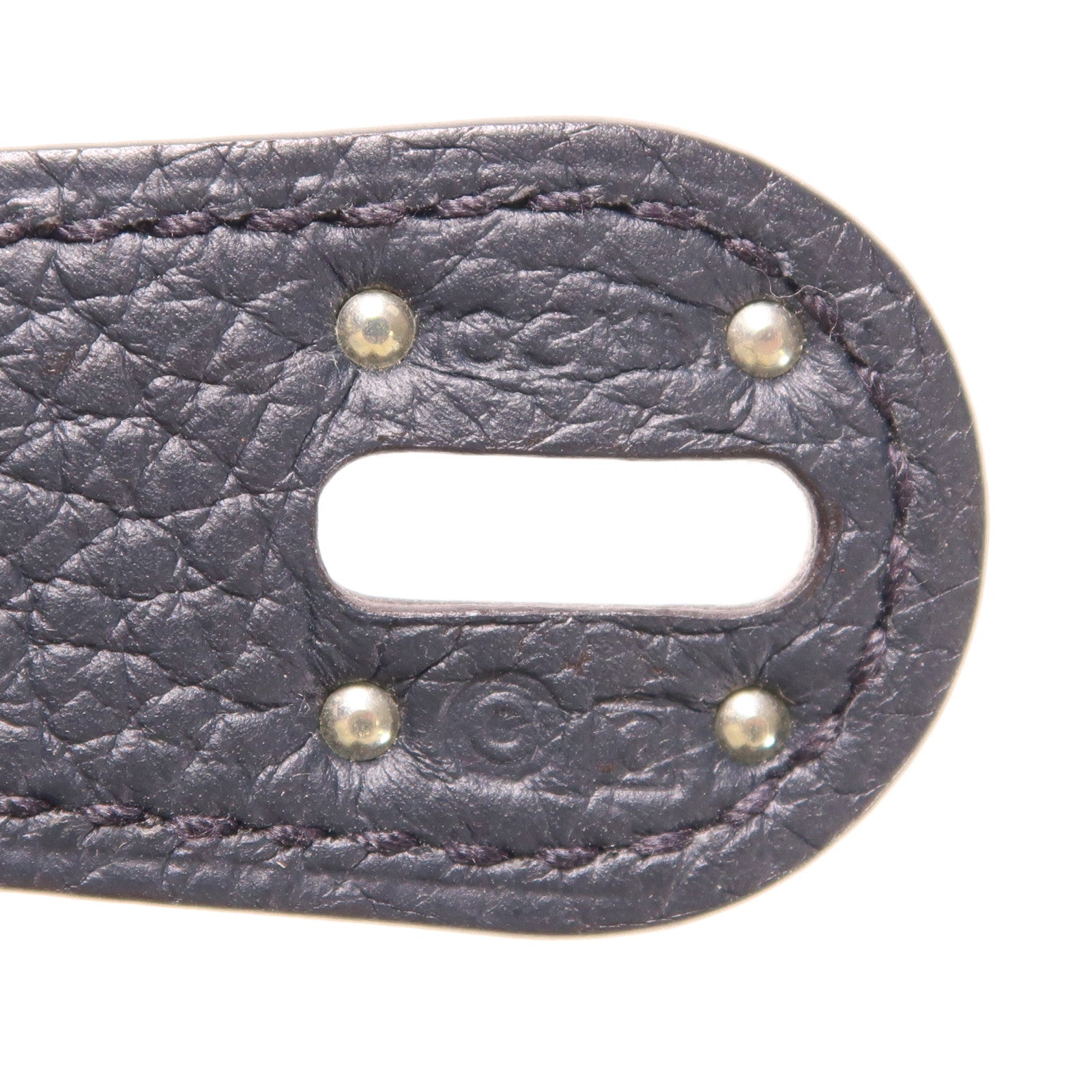 HERMES PHW Lindy 30 2 Way Shoulder Bag Taurillon Clemence Leather Anemone Purple