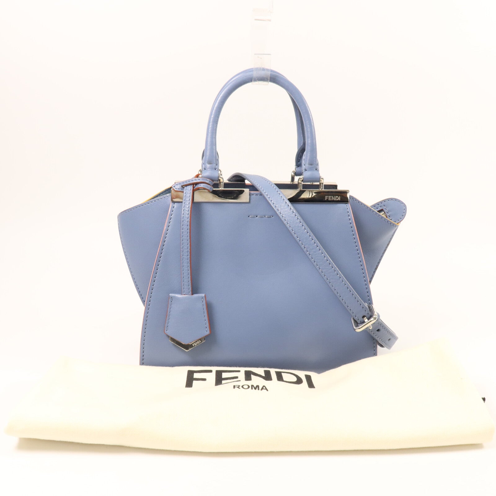 FENDI 牛皮皮革Mini 3 Jours Mini手挽肩背兩用袋