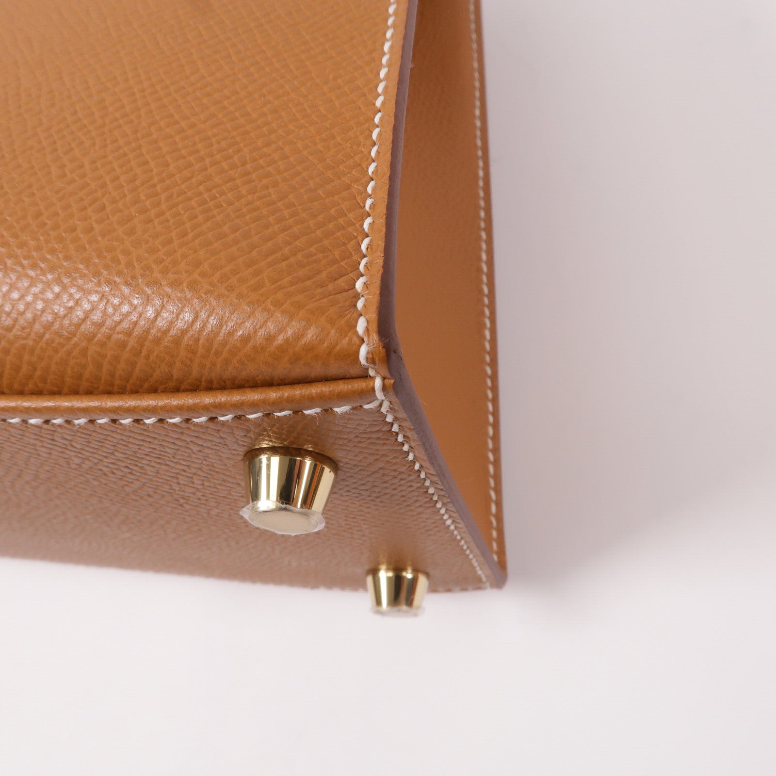 HERMES Epsom皮革Kelly 25手挽肩背兩用袋Gold