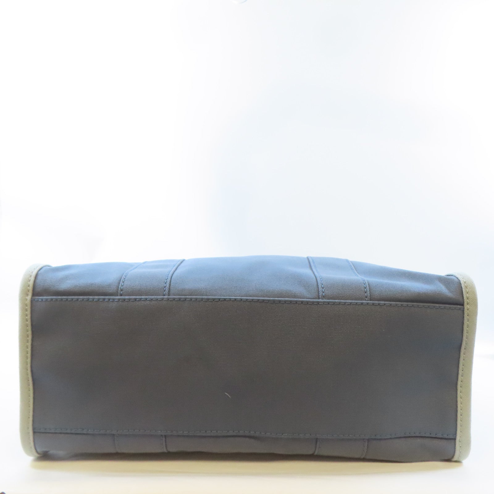 MARC JACOBS 帆布Tote Bag黑扣手挽袋藍色