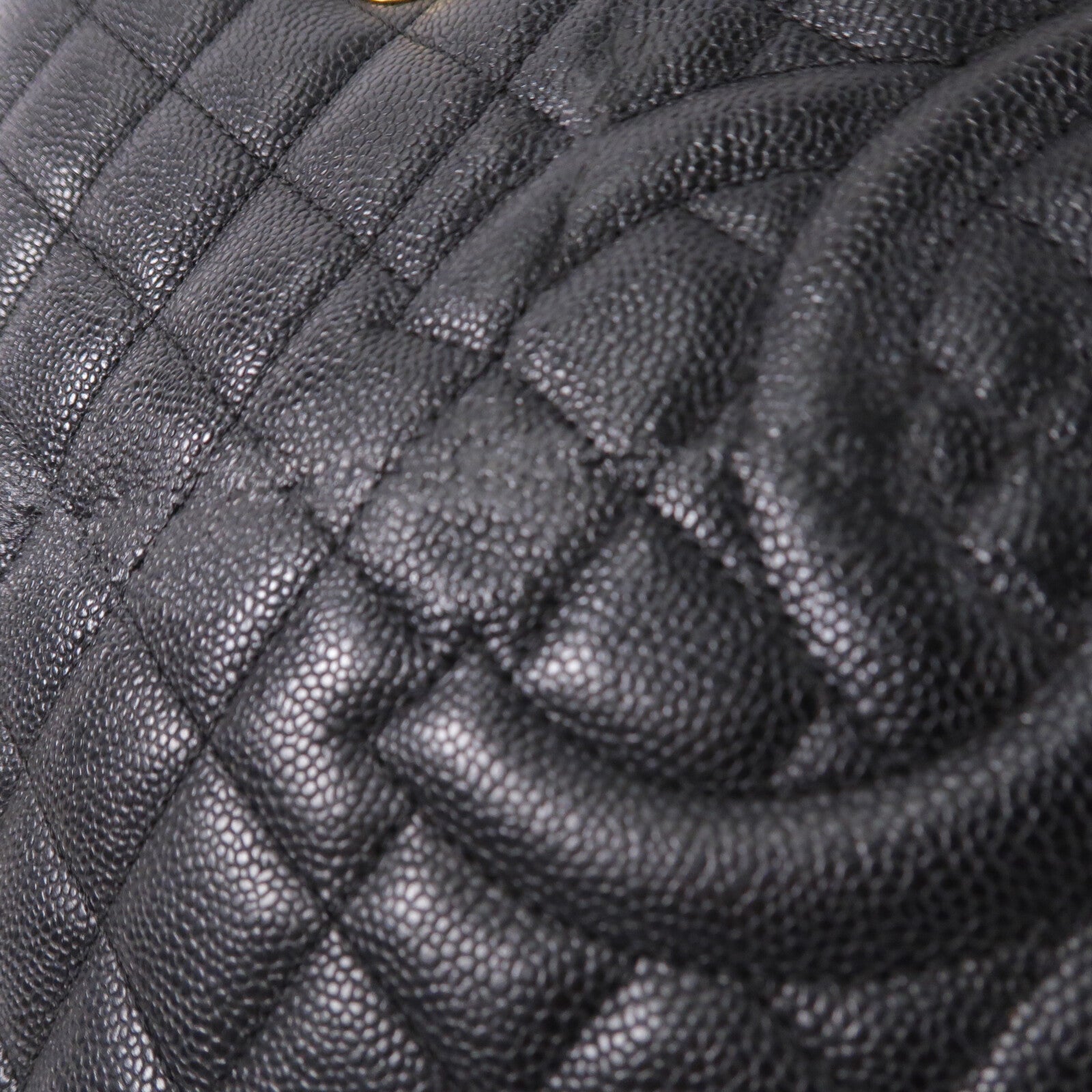 CHANEL 牛皮皮革GST Grand Shopping Tote Bag鏈帶肩背袋