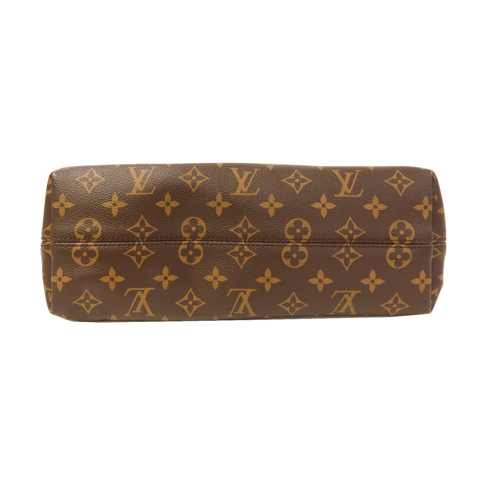 LOUIS VUITTON Monogram Graceful PM金扣肩背袋啡色
