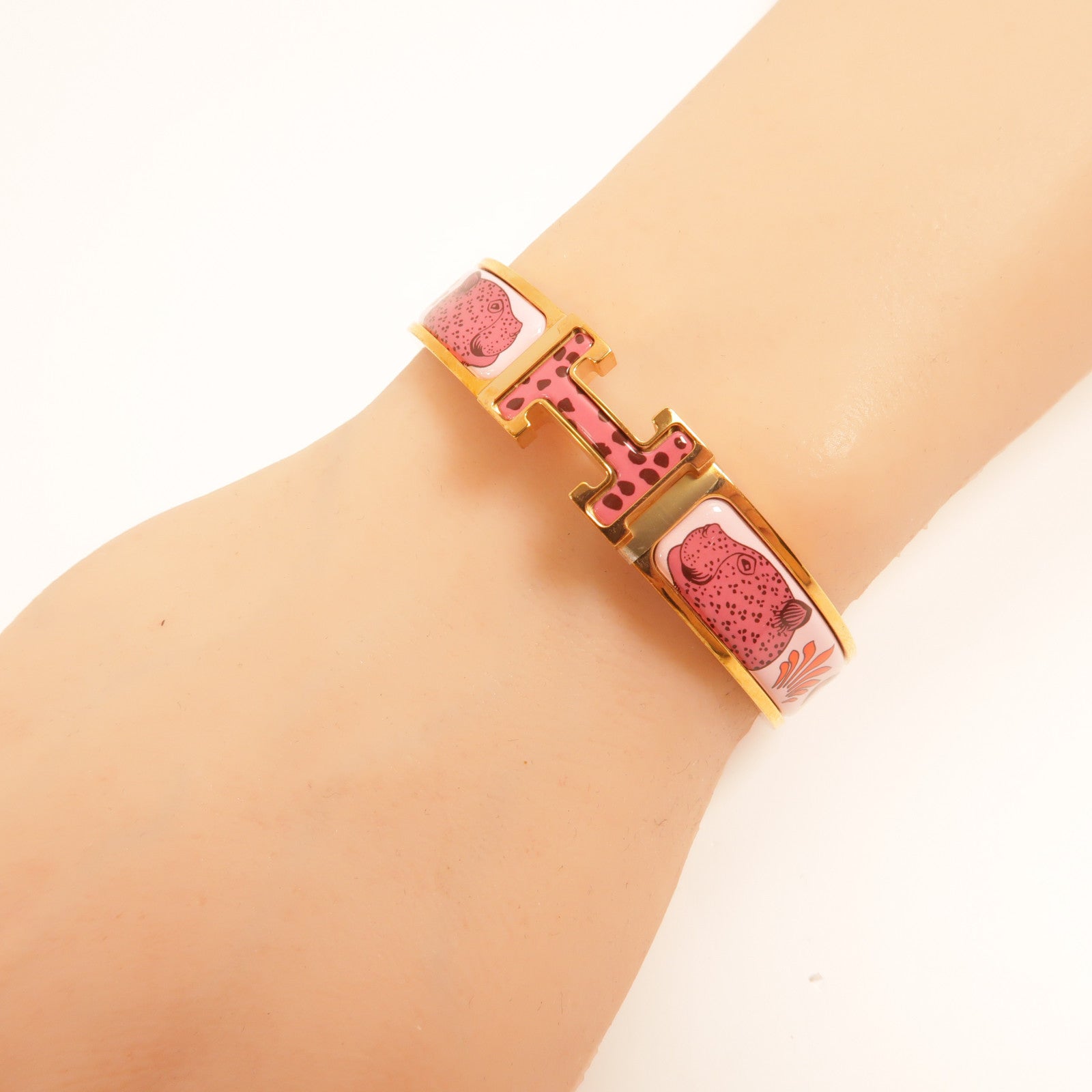 HERMES 金屬/琺瑯Clic H手鐲