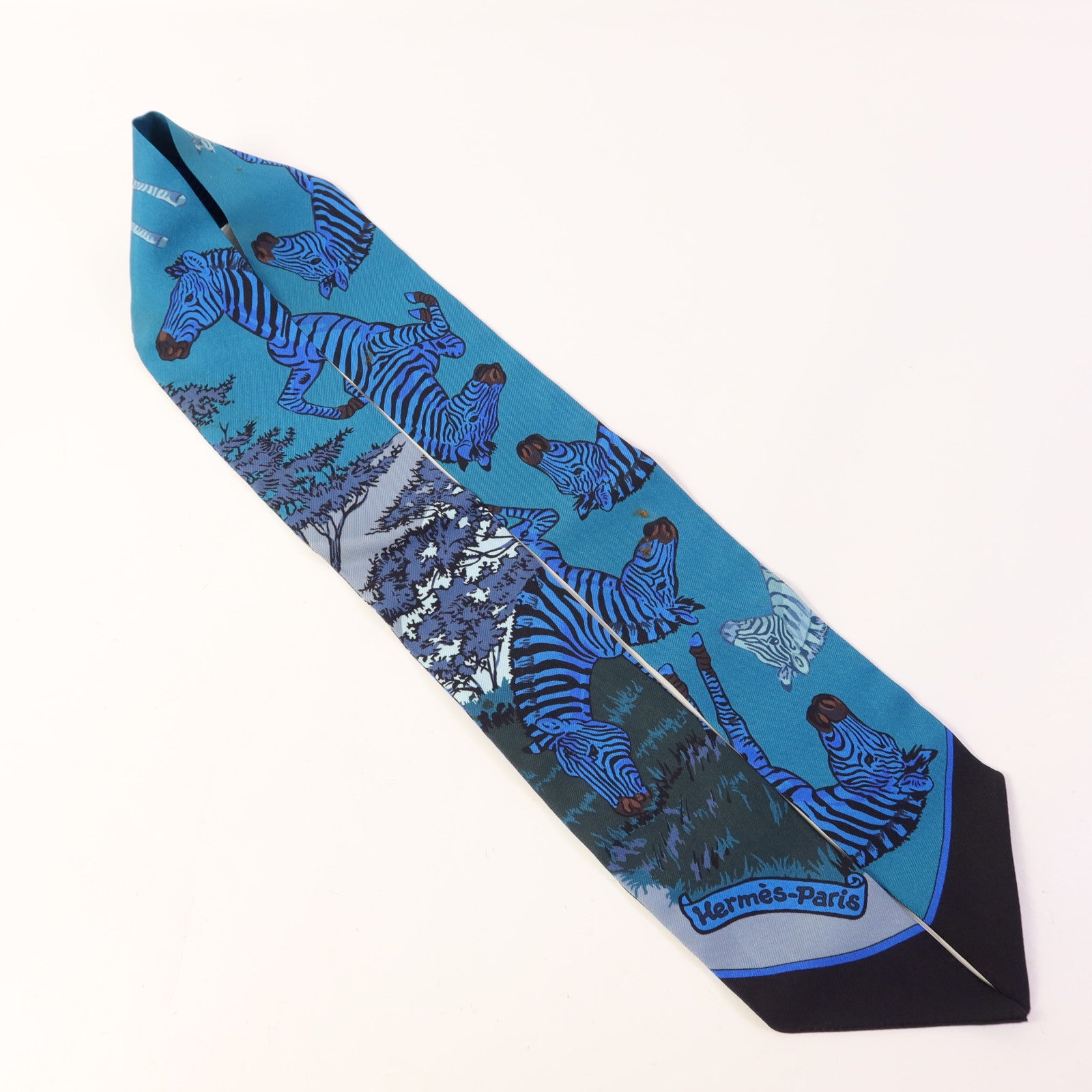 HERMES 絲質Twilly絲巾