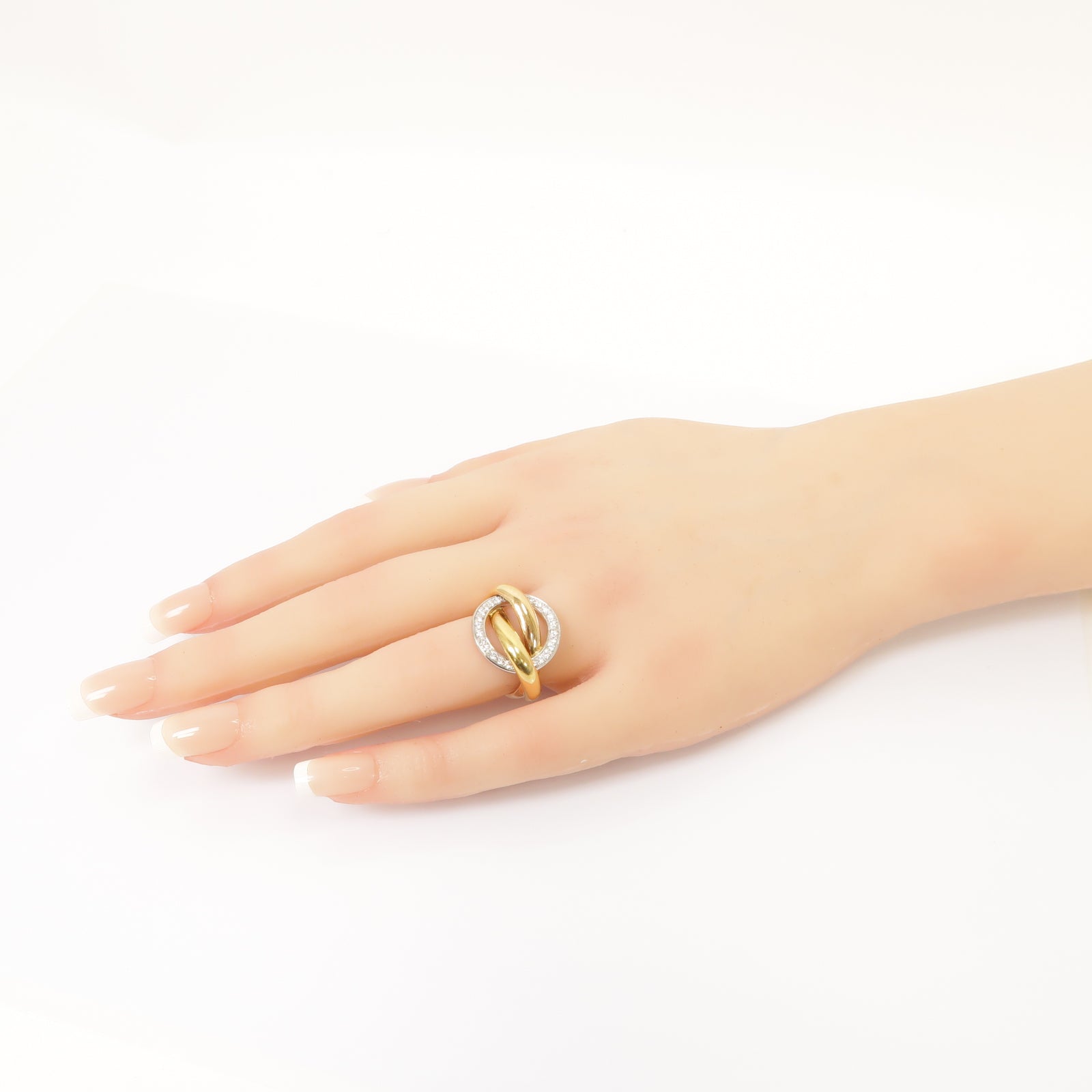 CARTIER **【激減優惠】18K黄金/玫瑰金/白金Ring戒指Cartier#51 US#5.5