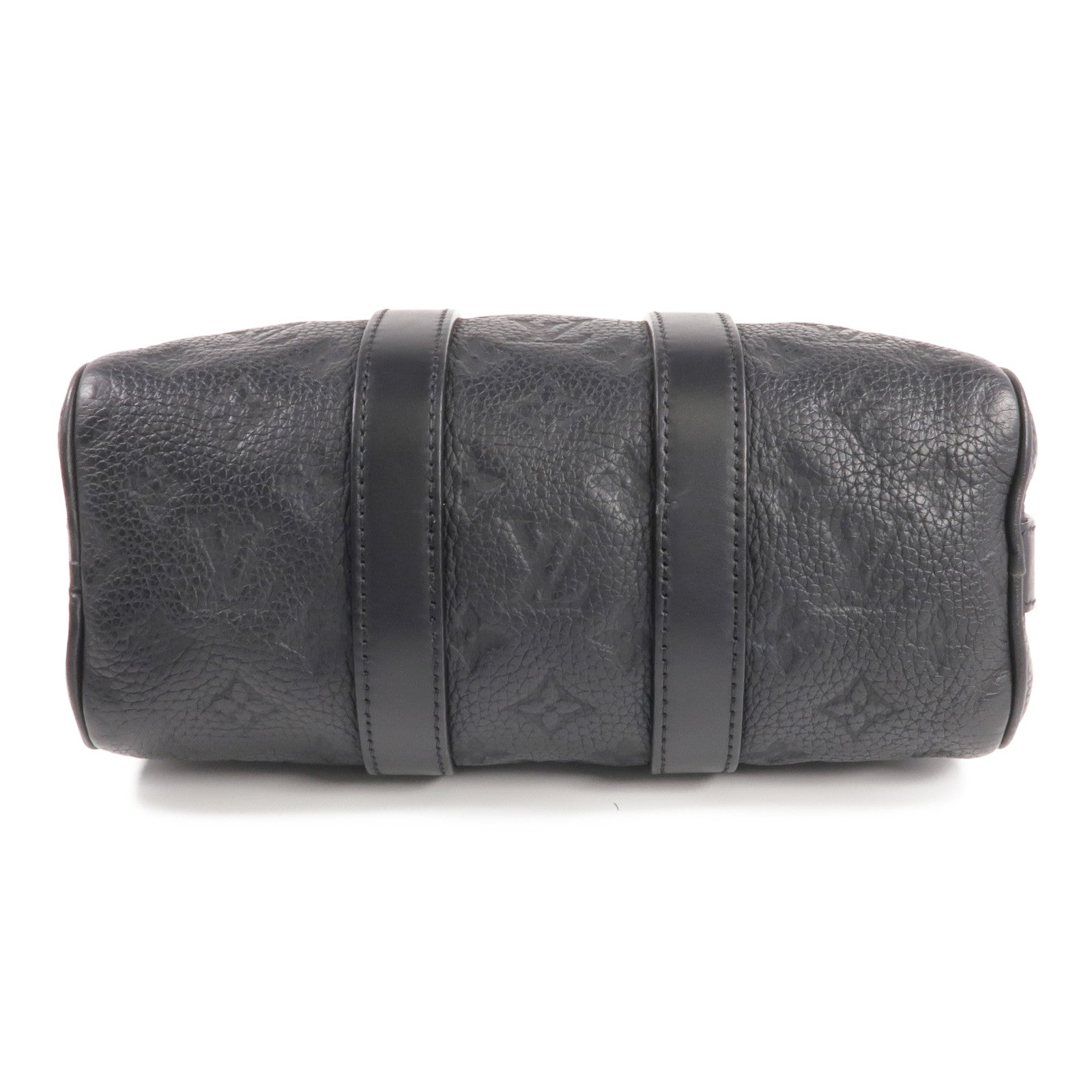 LOUIS VUITTON Monogram Taurillon Keepall Bandouliere 25手挽肩背兩用袋