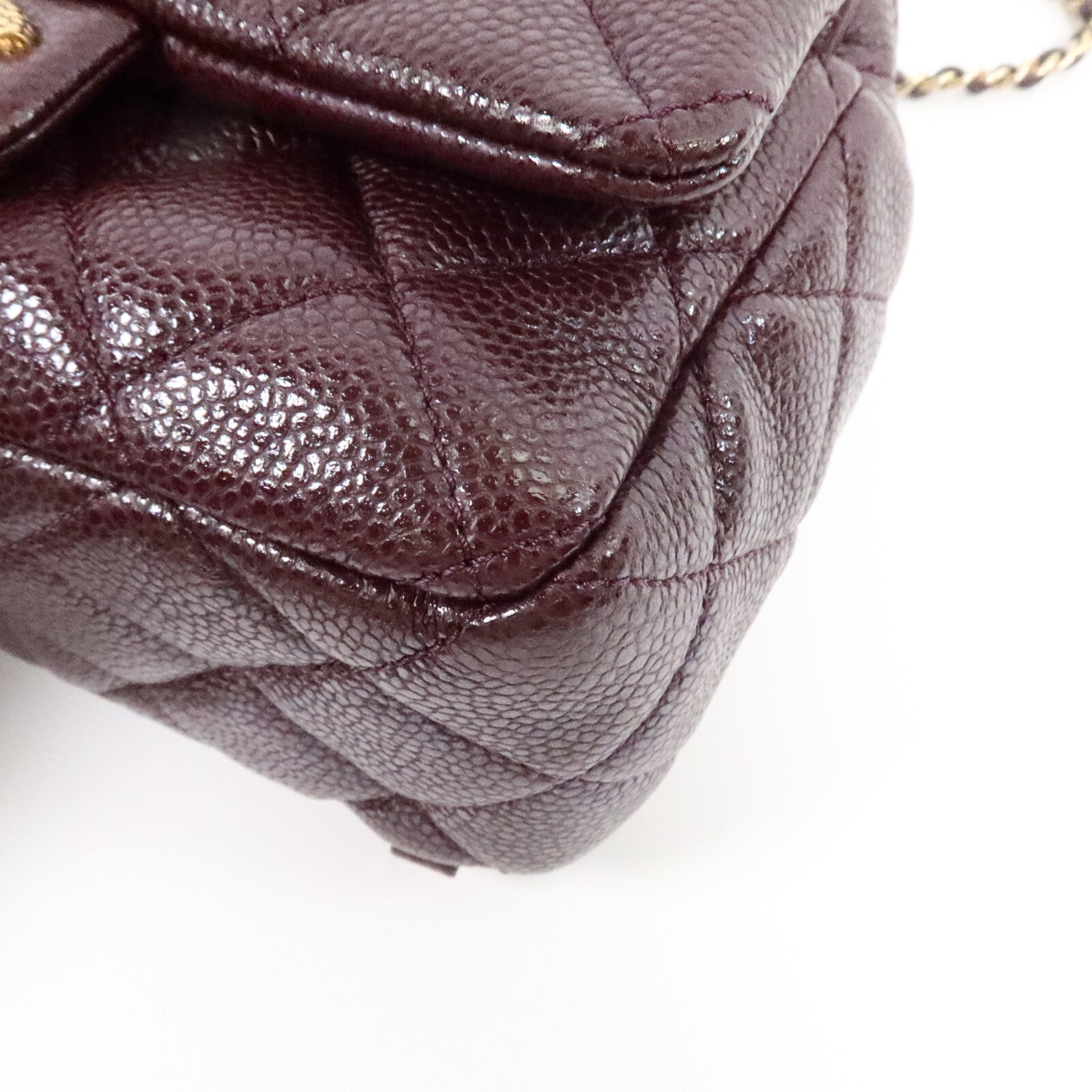 CHANEL 牛皮皮革Backpack鏈帶背包