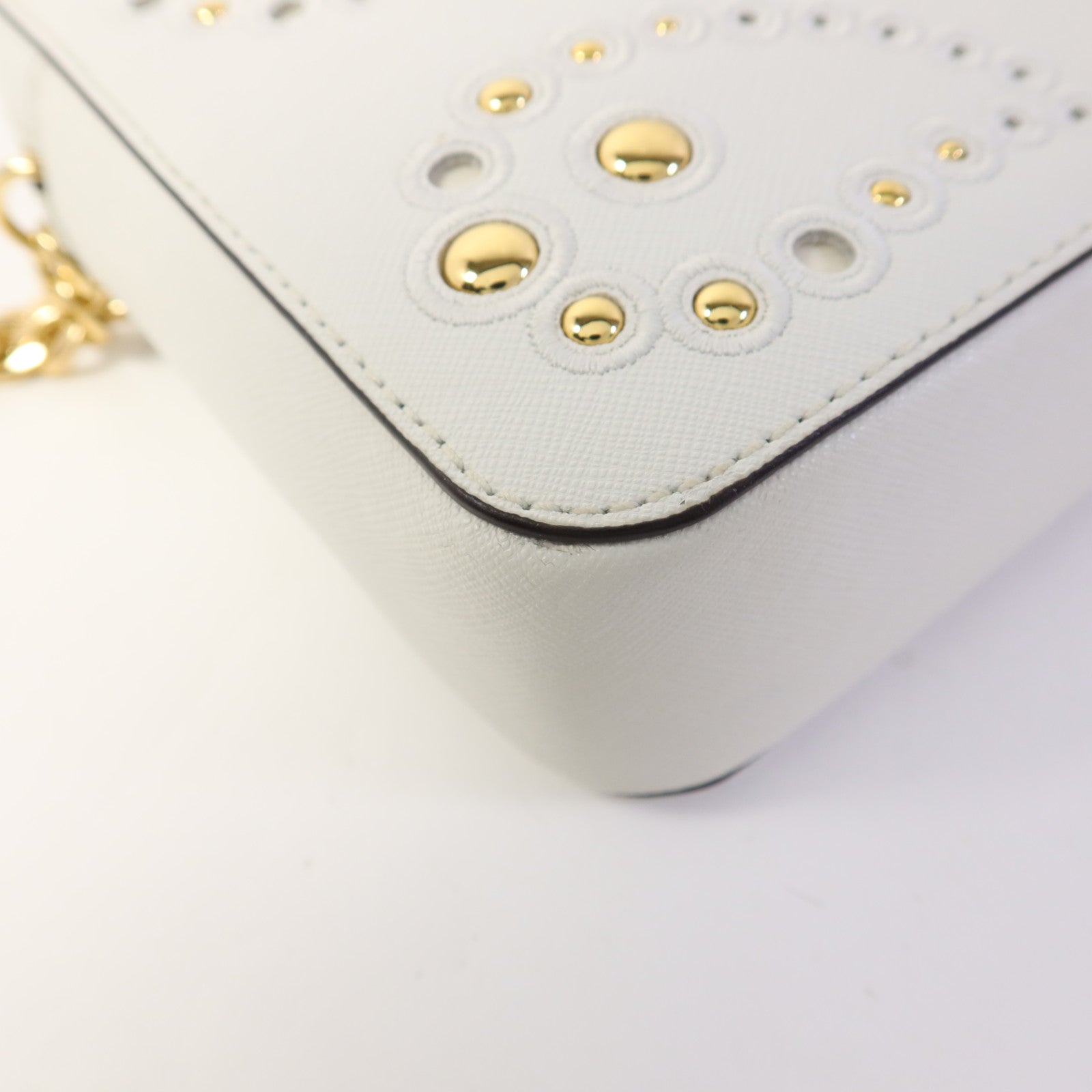 Michael Kors 牛皮皮革Chain Shoulder Bag金扣肩背袋