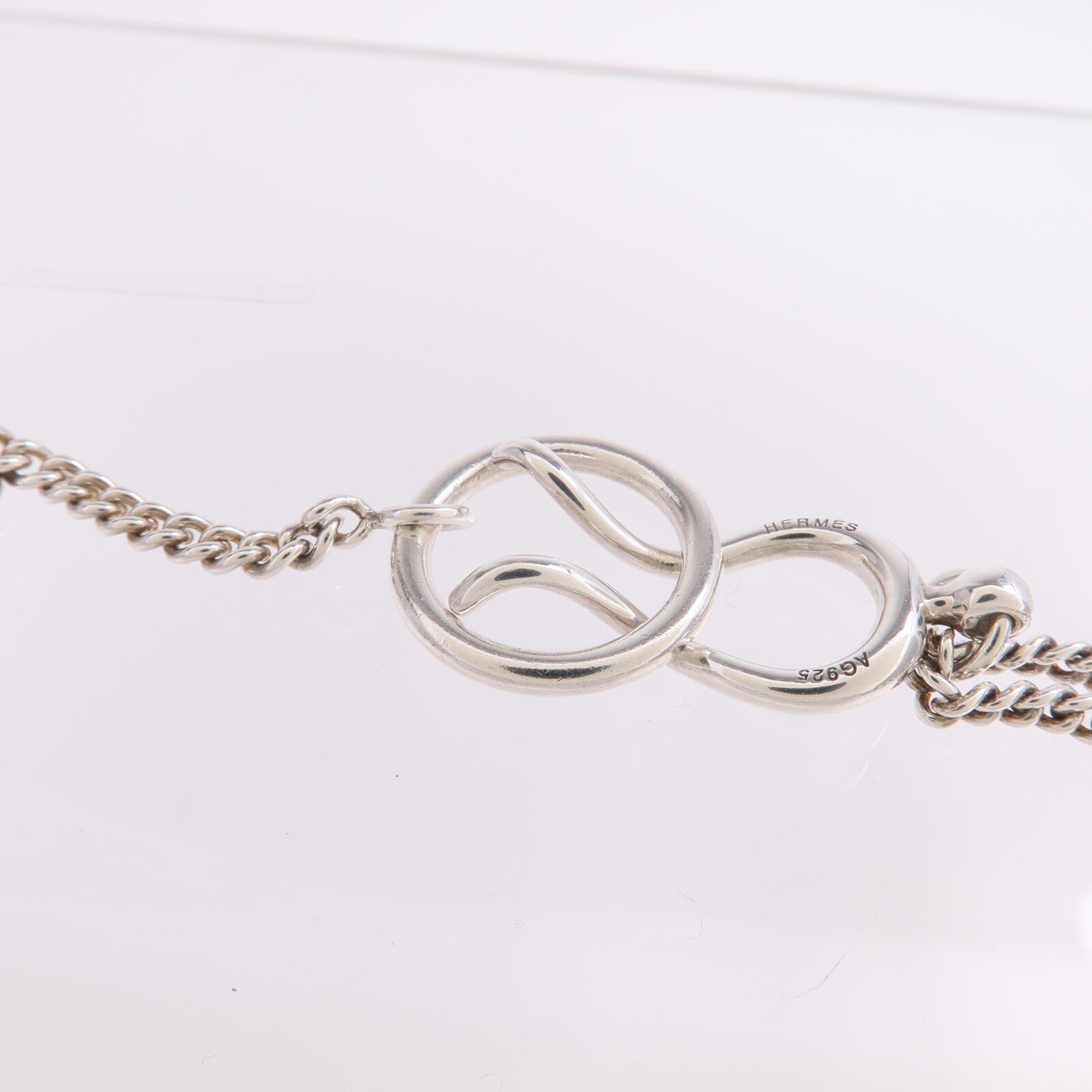 HERMES 925純銀Collier Sautoir Arabesque項鍊