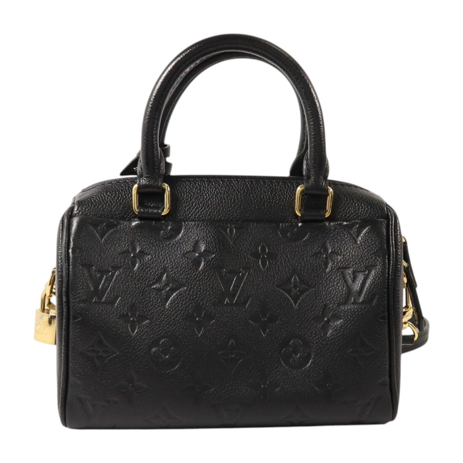 LOUIS VUITTON Monogram Empreinte Speedy Bandouliere 20金扣手挽肩背兩用袋