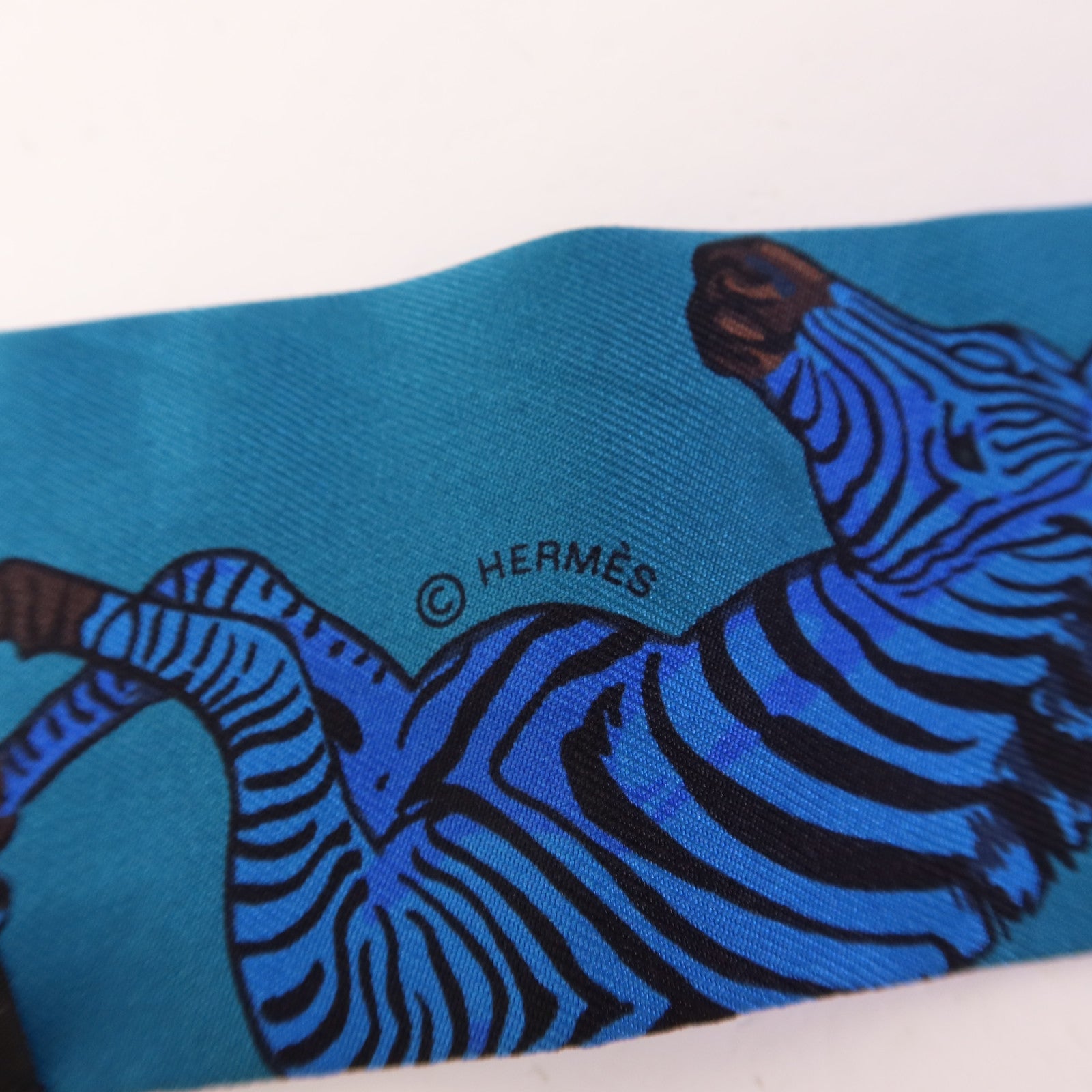 HERMES 絲質Twilly絲巾