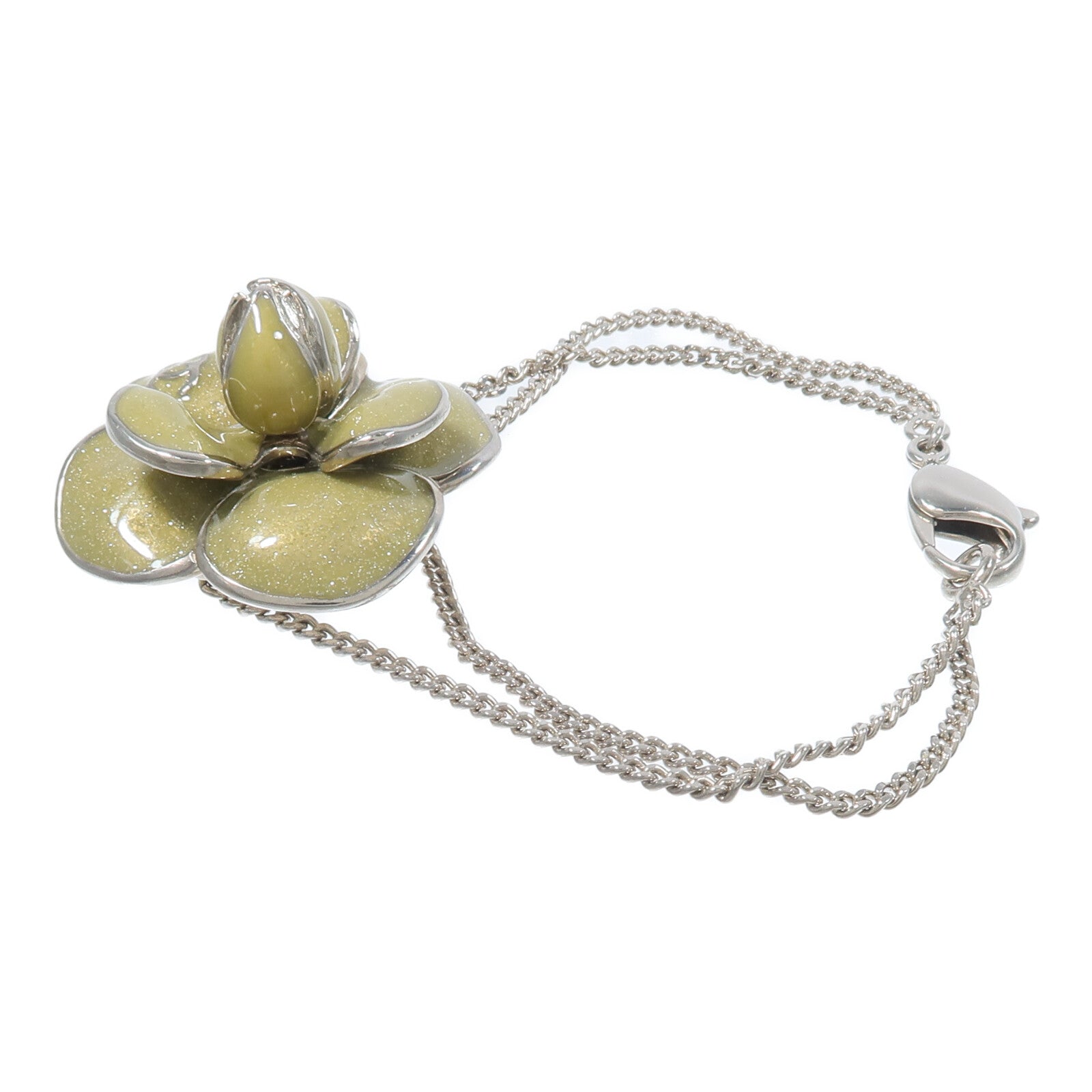 CHANEL 金屬Camellia Flower Cocktail Bracelet手鏈