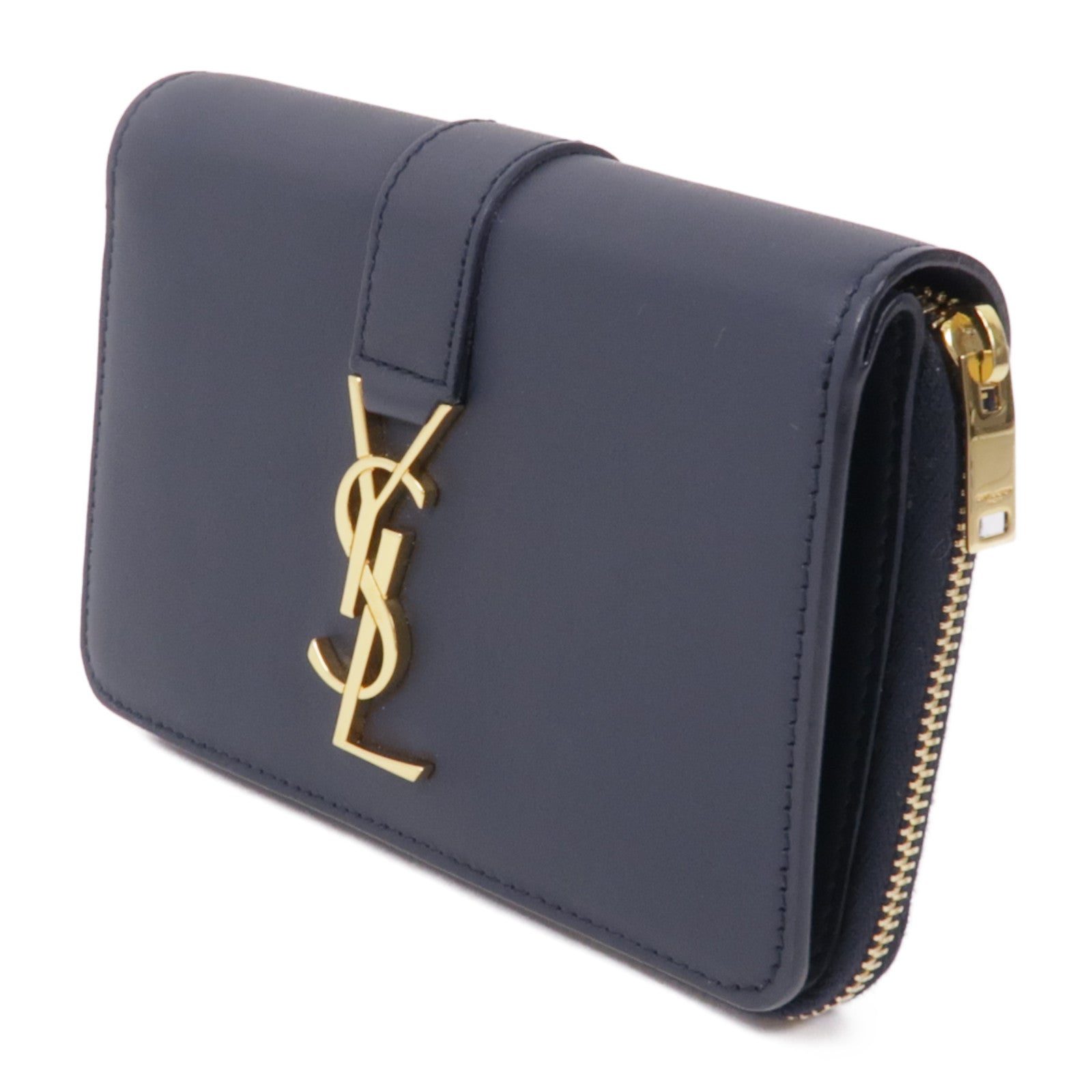 YVES SAINT LAURENT 牛皮皮革Wallet錢包