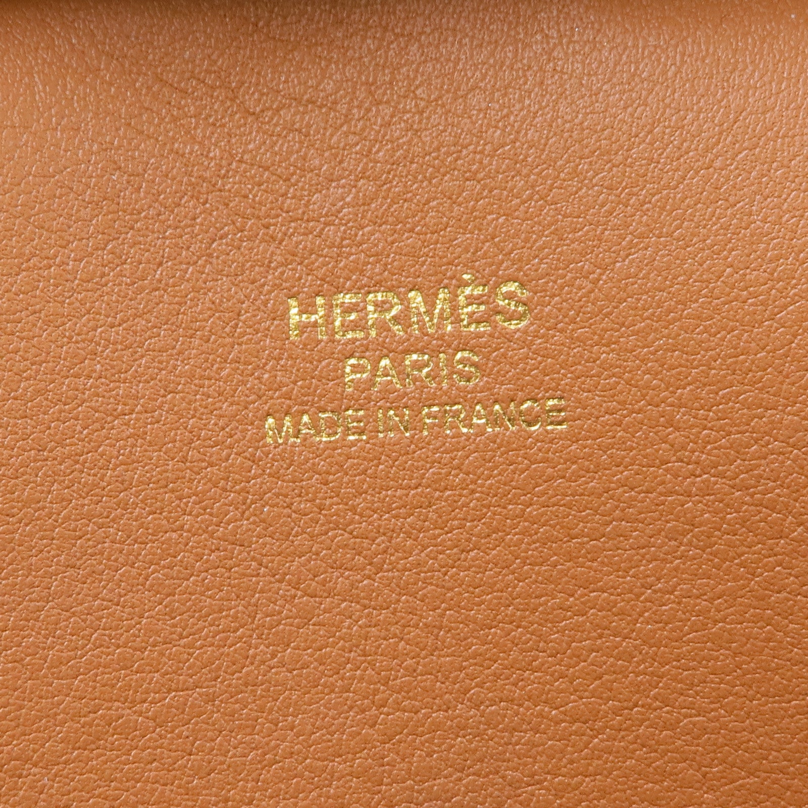 HERMES Evercolor皮革Jypsiere Mini金扣肩背袋37 Gold
