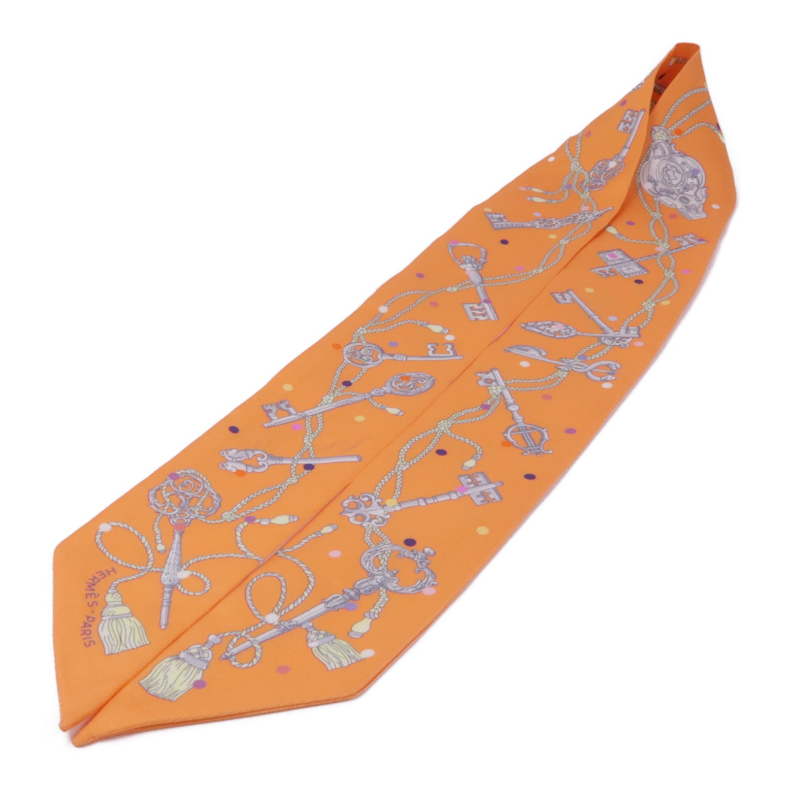 HERMES 絲質Twilly絲巾