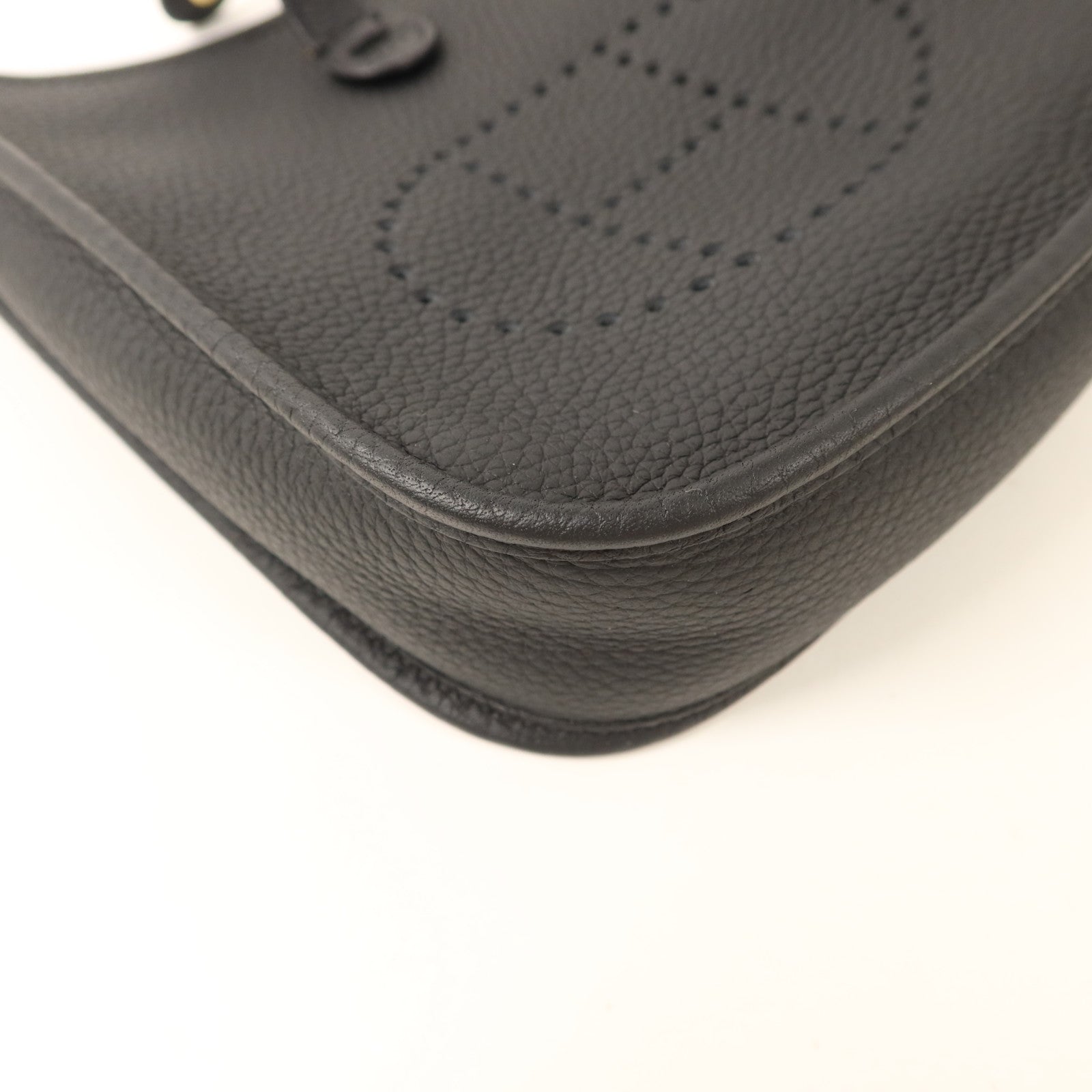 HERMES Clemence皮革Evelyne TPM肩背袋Noir