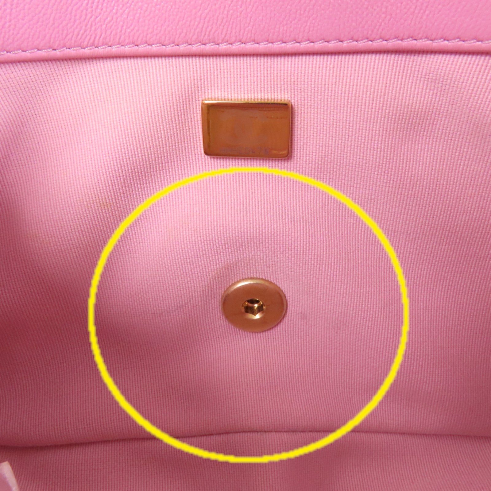 CHANEL 羊皮皮革Chain Shoulder金扣鏈帶肩背袋