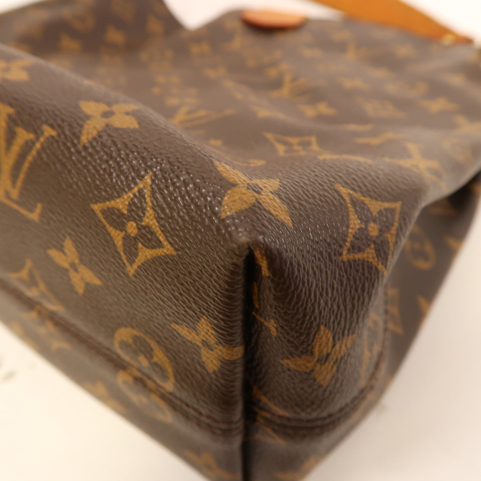 LOUIS VUITTON Monogram Graceful PM金扣肩背袋啡色