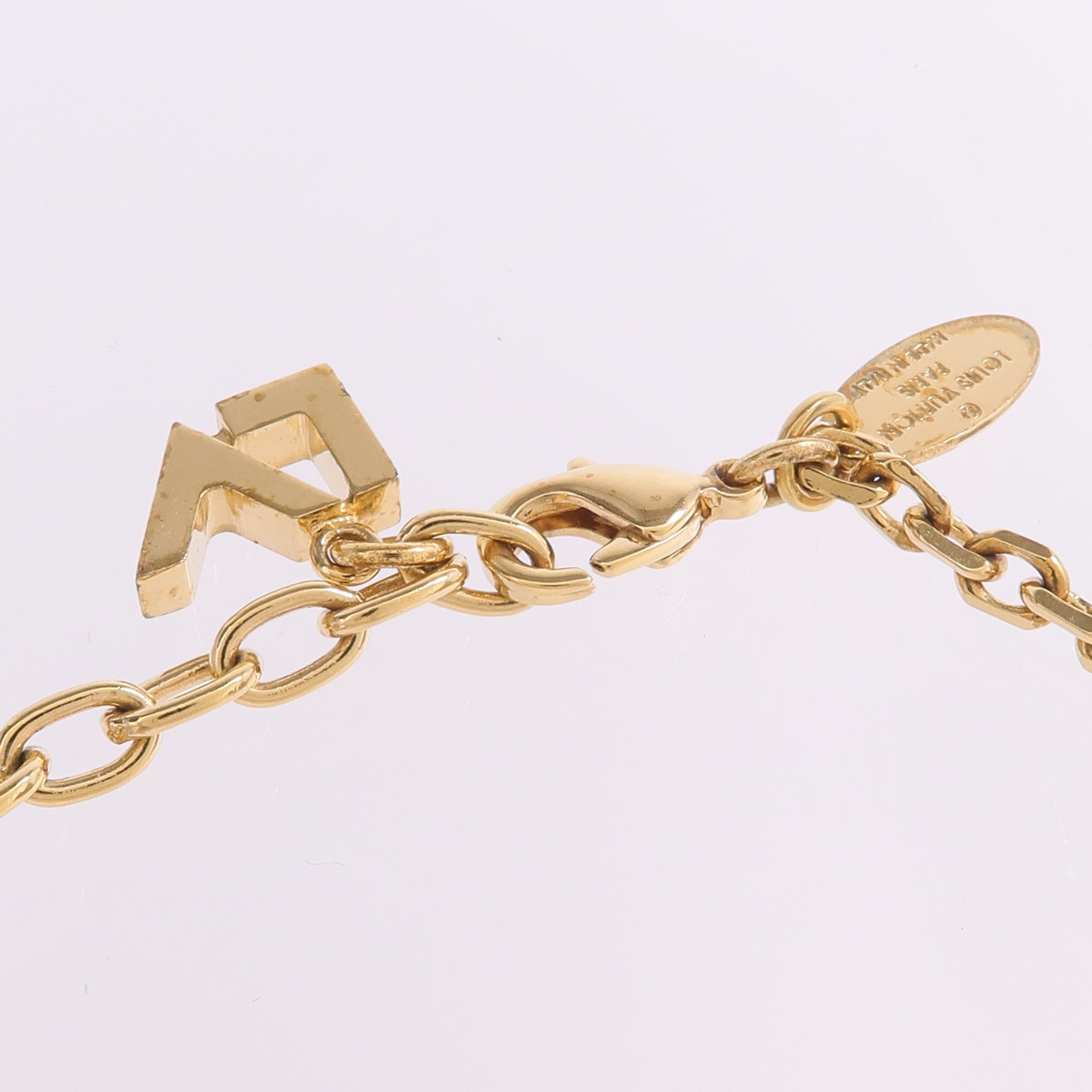 LOUIS VUITTON PVC/金屬Flower Charm Necklace項鍊